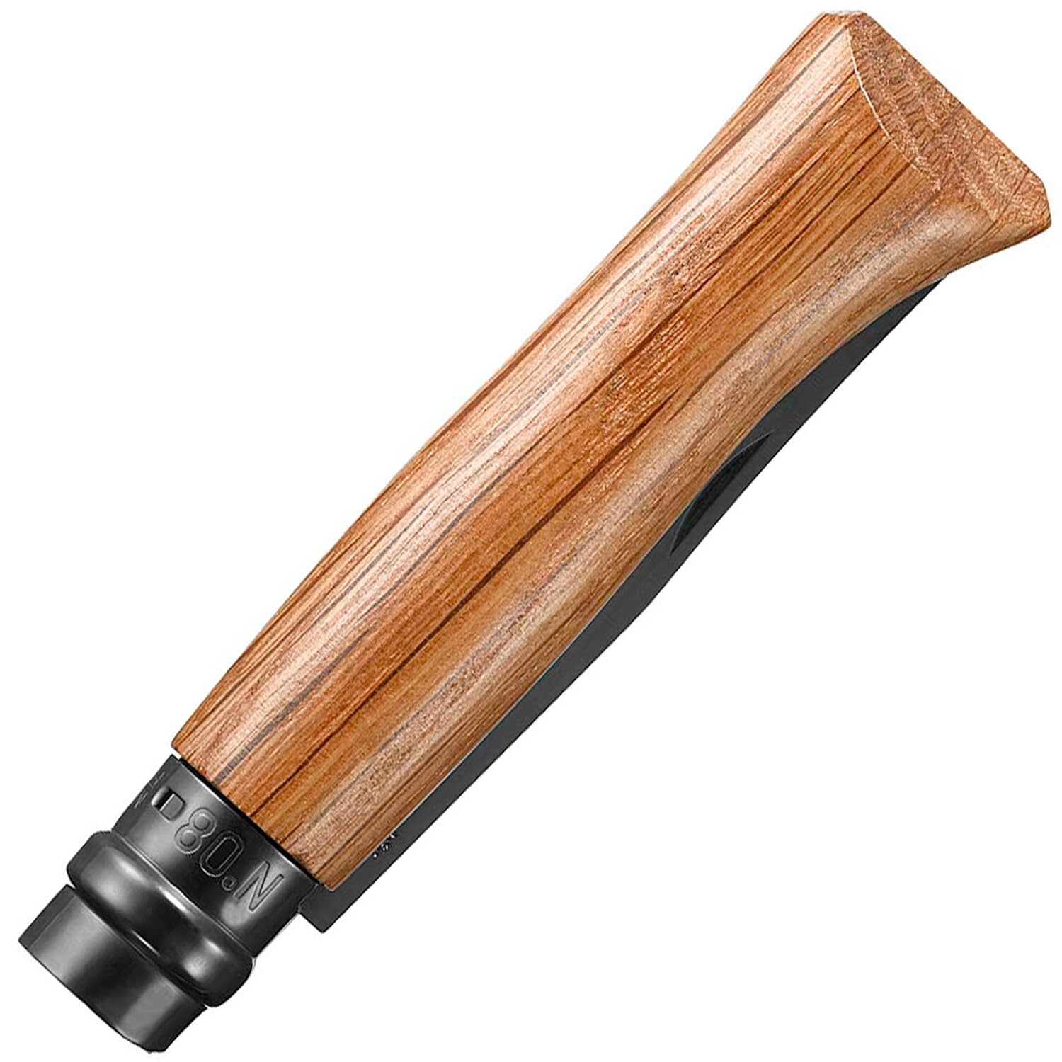 opinel-no-08-stainless-steel-folding-pocket-knife-black-oak-handle-virobloc-safe image 4
