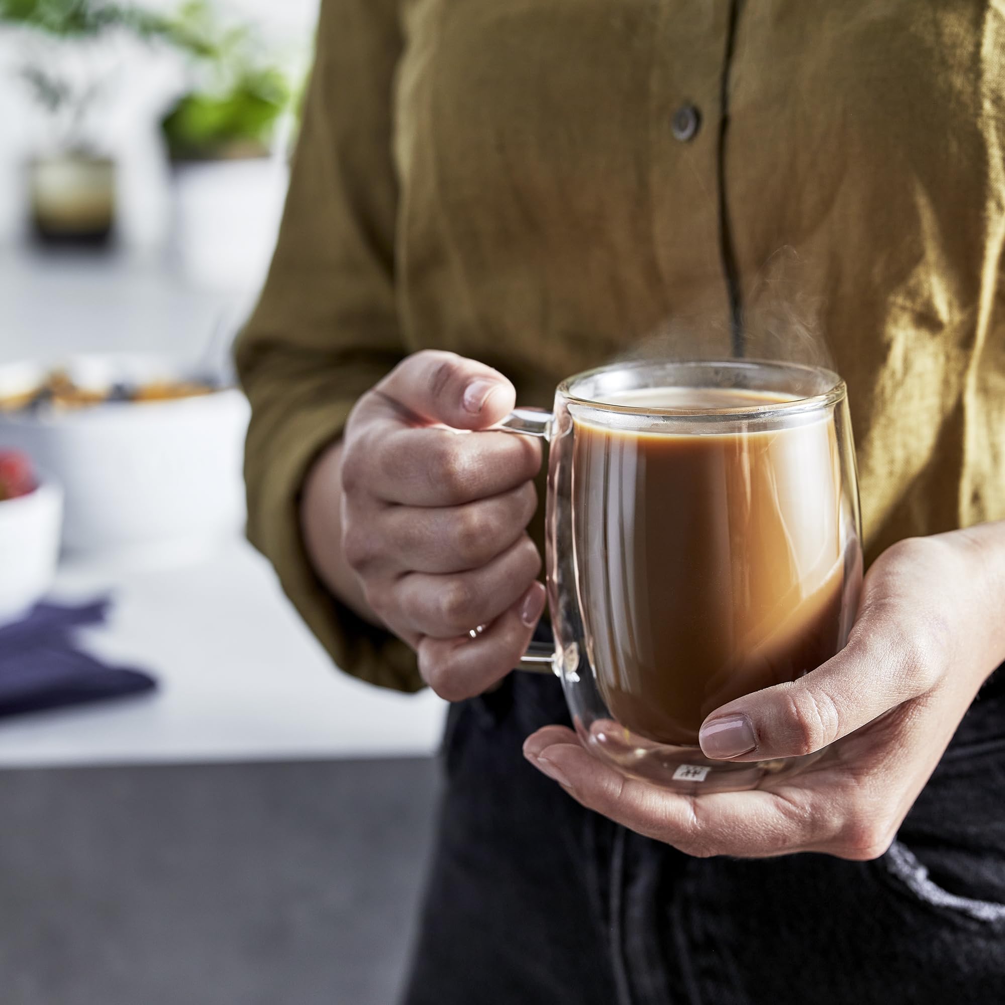 zwilling-sorrento-plus-2-piece-double-wall-glass-latte-mug-set-15-oz-450ml image 4