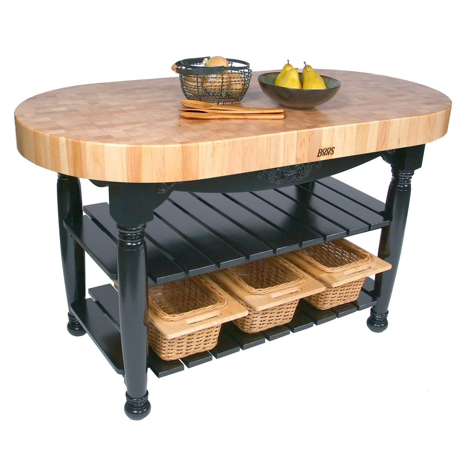 john-boos-american-heritage-harvest-kitchen-island-with-butcher-block-top-60-map image 5