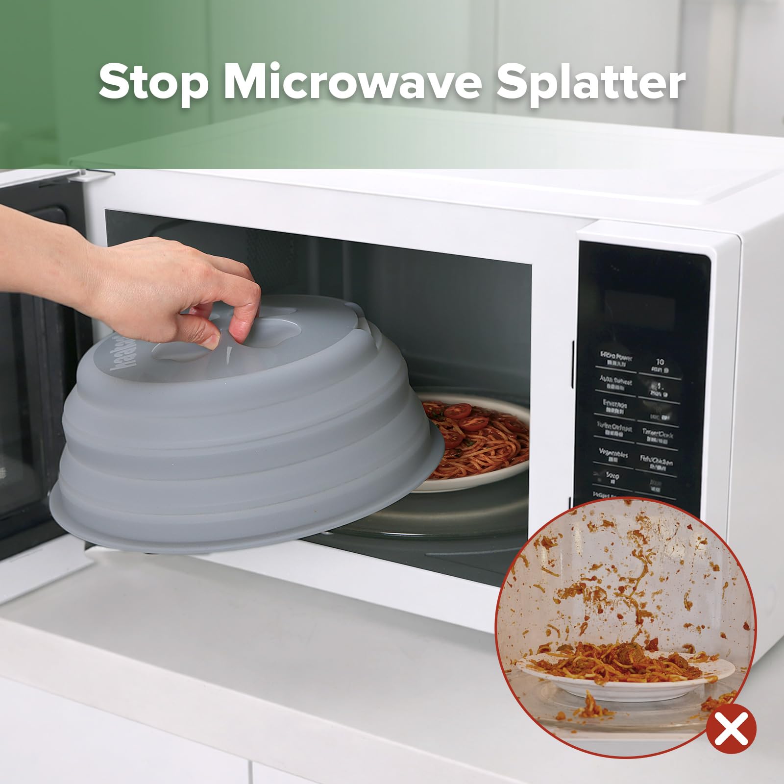 haakaa-collapsible-silicone-microwave-splatter-cover-11-5-inch-vented-dishwasher image 2