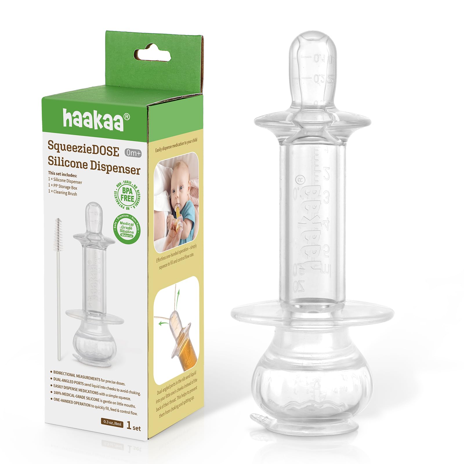 haakaa-baby-medicine-dispenser-with-silicone-bulb-effortless-liquid-medicine-syr image 1
