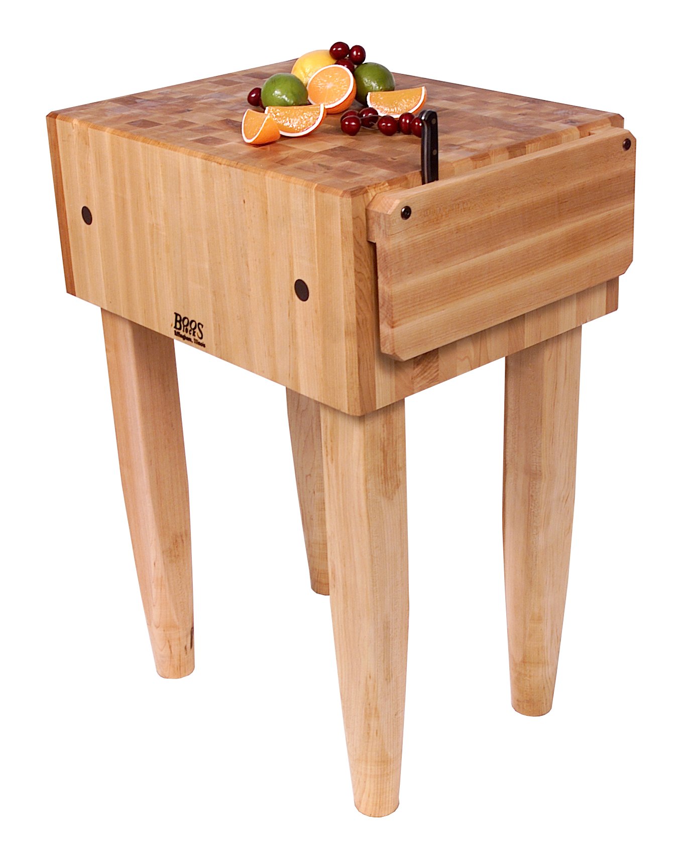 john-boos-pca2-walnut-butcher-block-with-black-legs-24x18x10-end-grain-usa-made image 8