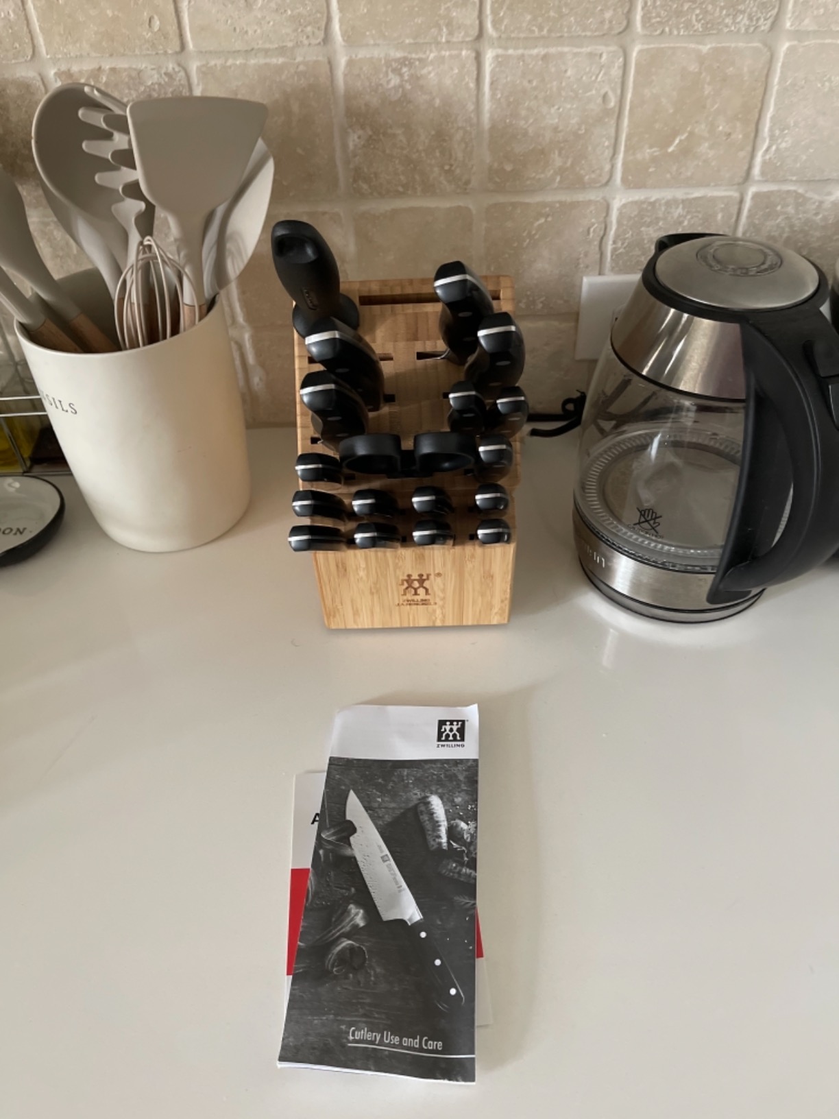 Great set, but the knife block takes up space