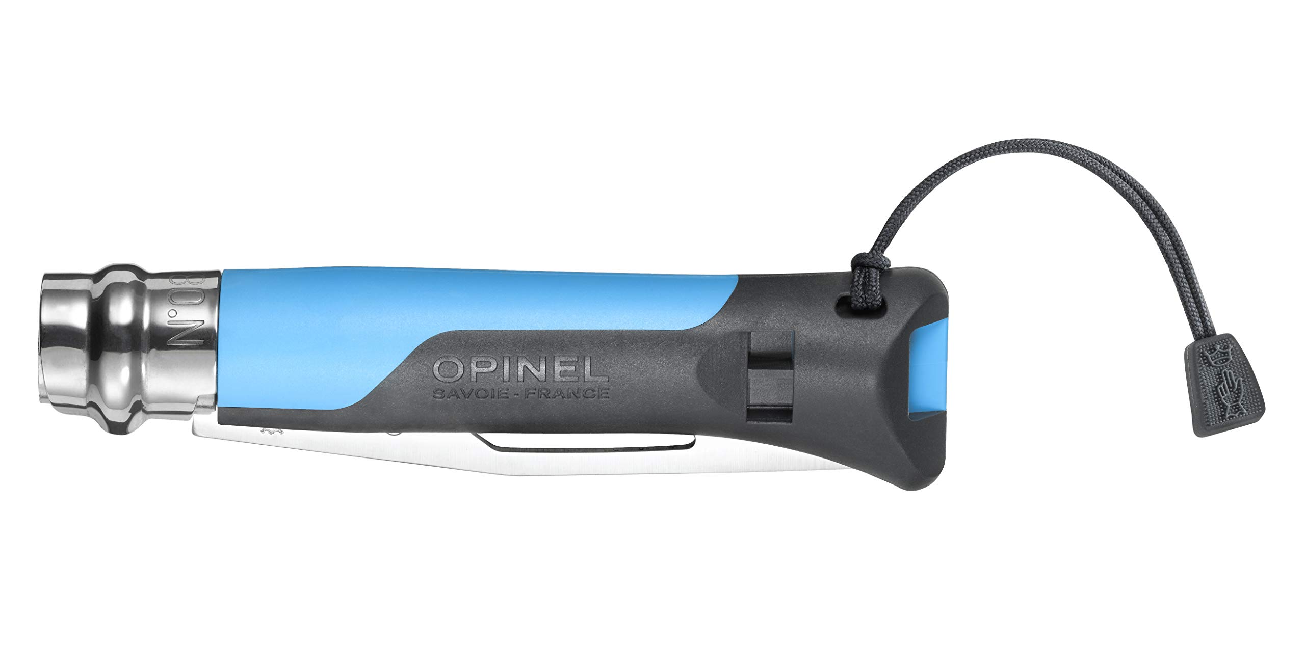 opinel-no-08-outdoor-folding-knife-multitool-partially-serrated-stainless-steel- image 3