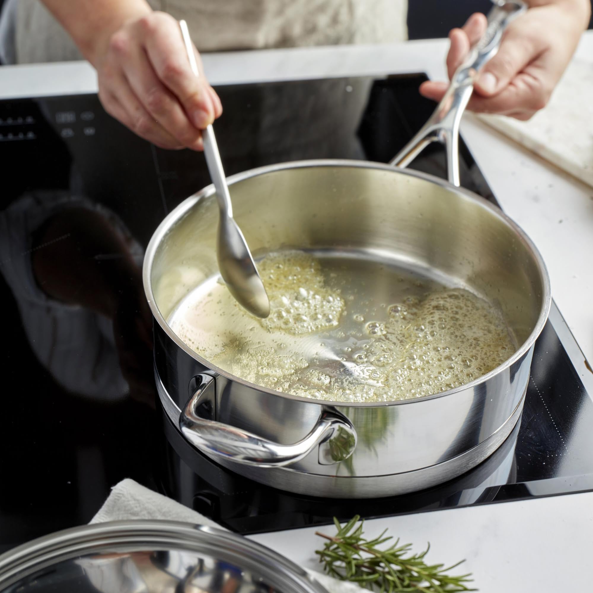 demeyere-atlantis-2-6-quart-saut-pan-with-lid-7-layer-stainless-steel-induction- image 3