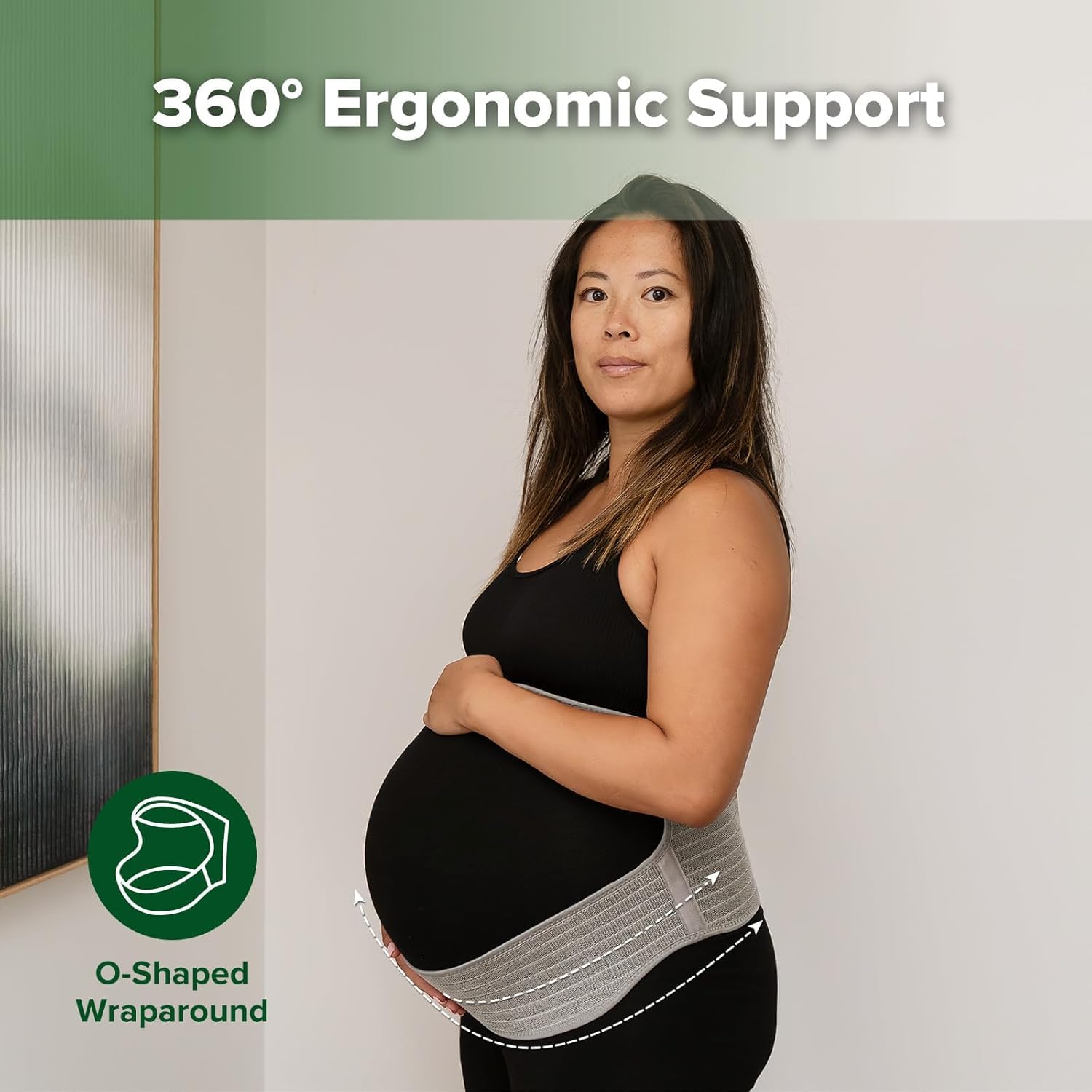haakaa-maternity-support-belt-one-piece-adjustable-pregnancy-back-pelvic-support image 4