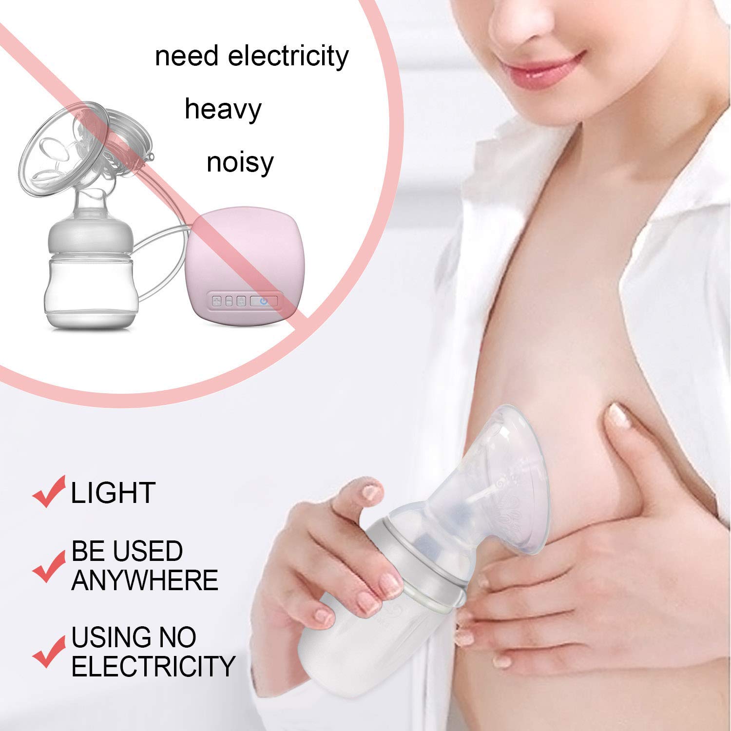 haakaa-manual-breast-pump-gen-3-8oz-250ml-food-grade-silicone-multi-functional-s image 5