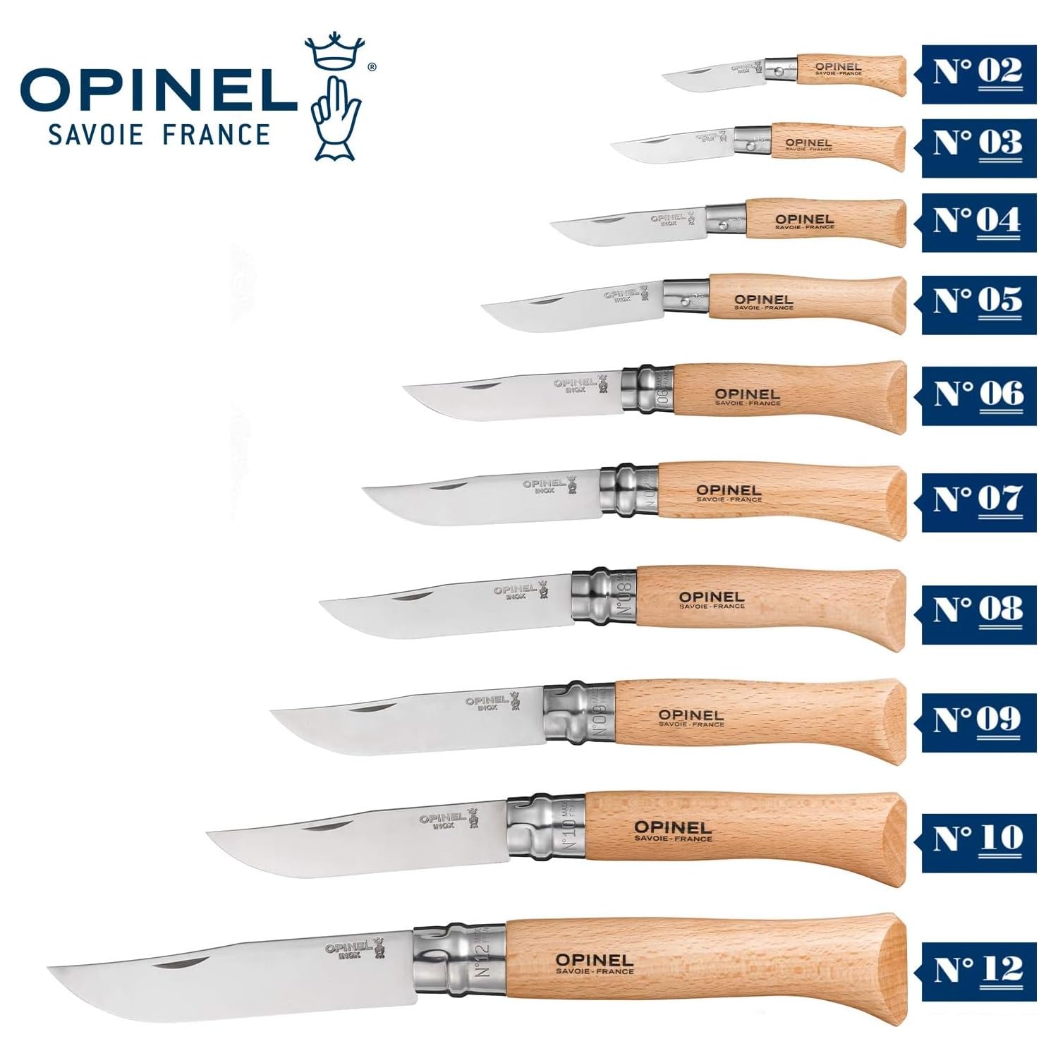 opinel-no-12-inox-stainless-steel-folding-pocket-knife-with-beechwood-handle image 5