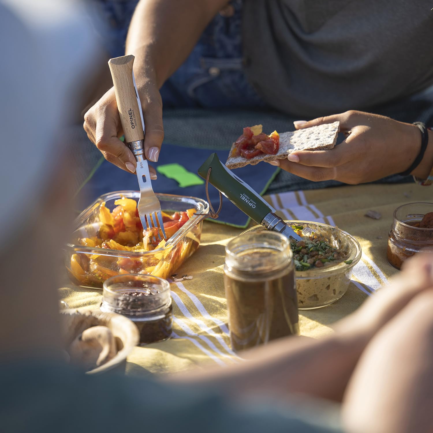 opinel-picnic-cutlery-insert-set-for-no-8-folding-knives-fork-spoon-inserts-with image 8