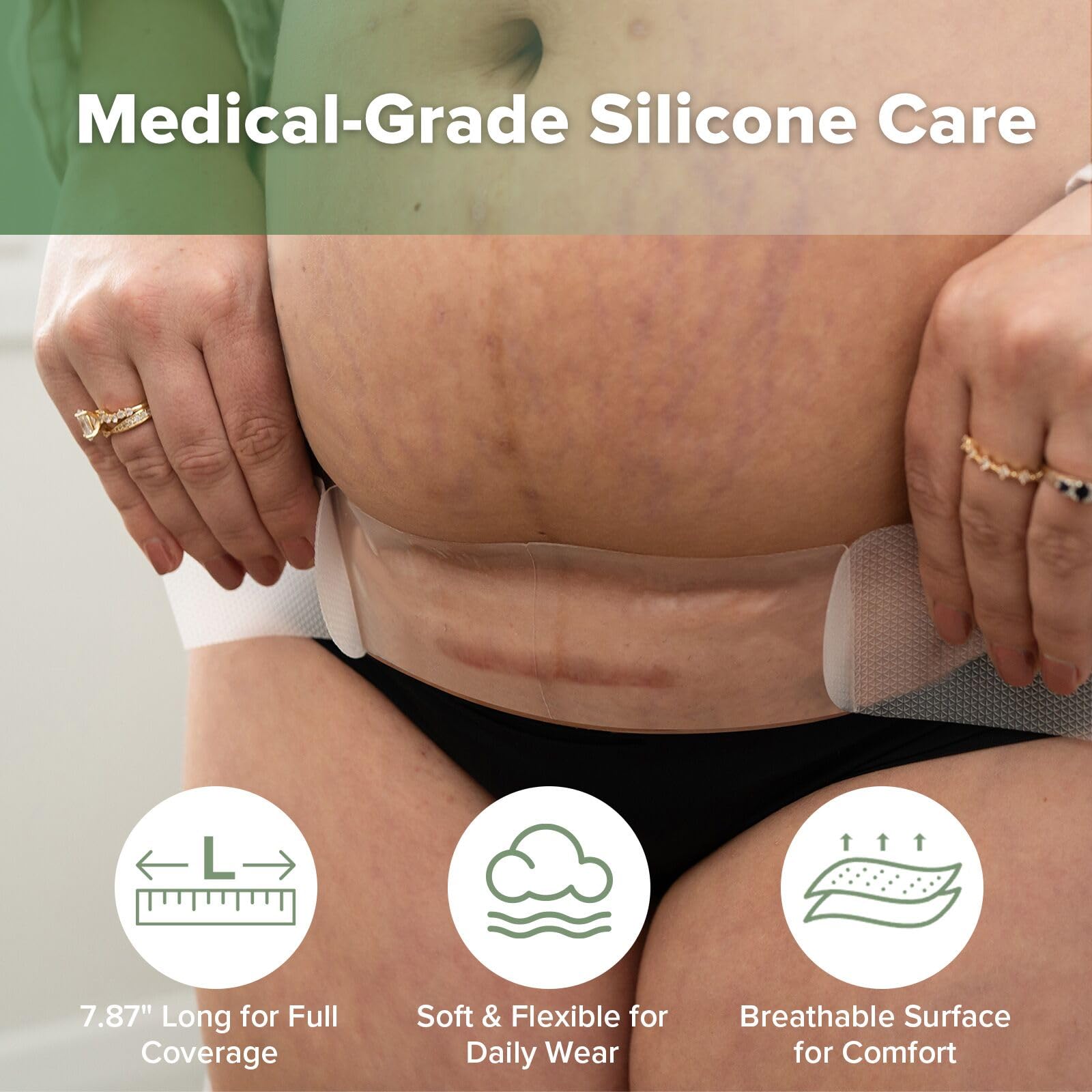 haakaa-c-section-scar-silicone-strips-0-5mm-1mm-medical-grade-reusable-scar-shee image 2