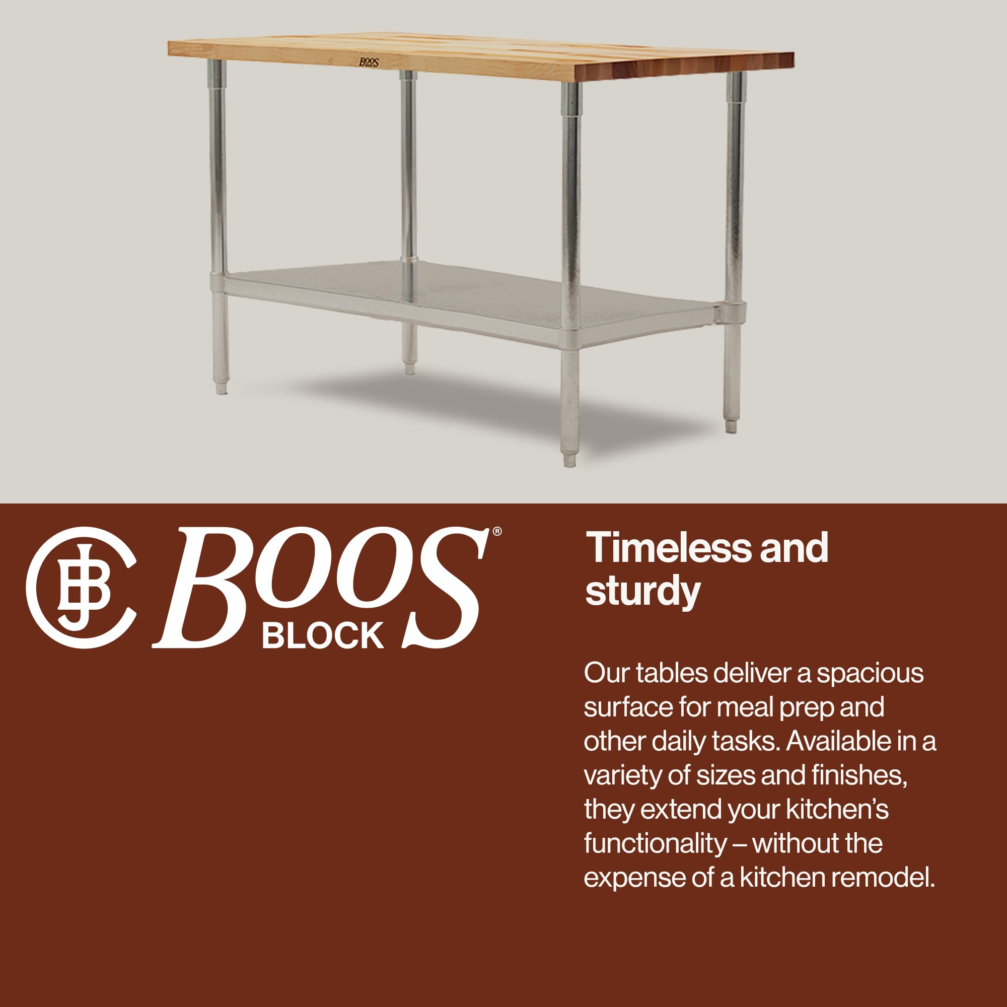 john-boos-maple-wood-top-work-table-with-adjustable-lower-shelf-60-x-30-x-1-5 image 4