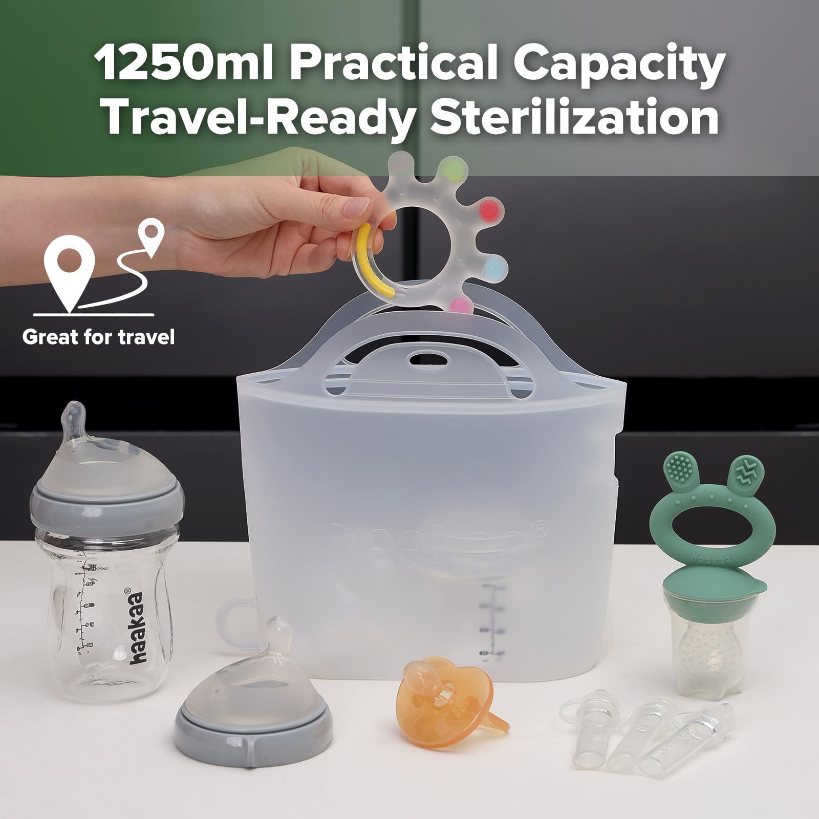 haakaa-silicone-microwave-steamer-steriliser-bag-40oz-1250ml-reusable-for-bottle image 3