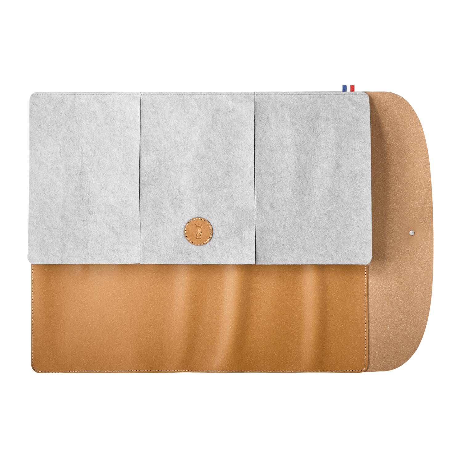 opinel-8-slot-recycled-leather-knife-roll-fits-up-to-8-chef-knives-made-in-franc image 4