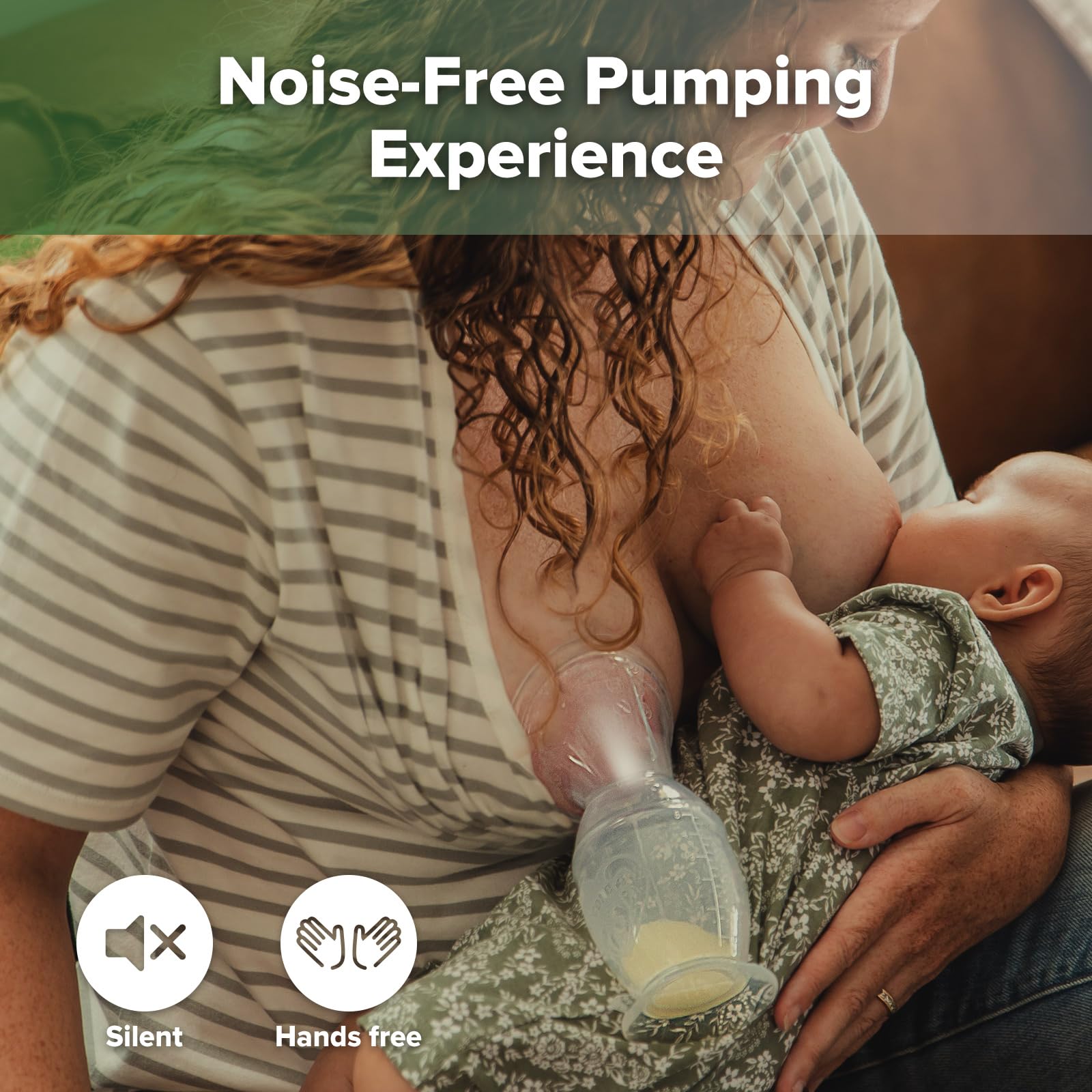 haakaa-new-mum-starter-pack-silicone-manual-breast-pump-5oz-150ml-with-cap-flowe image 6