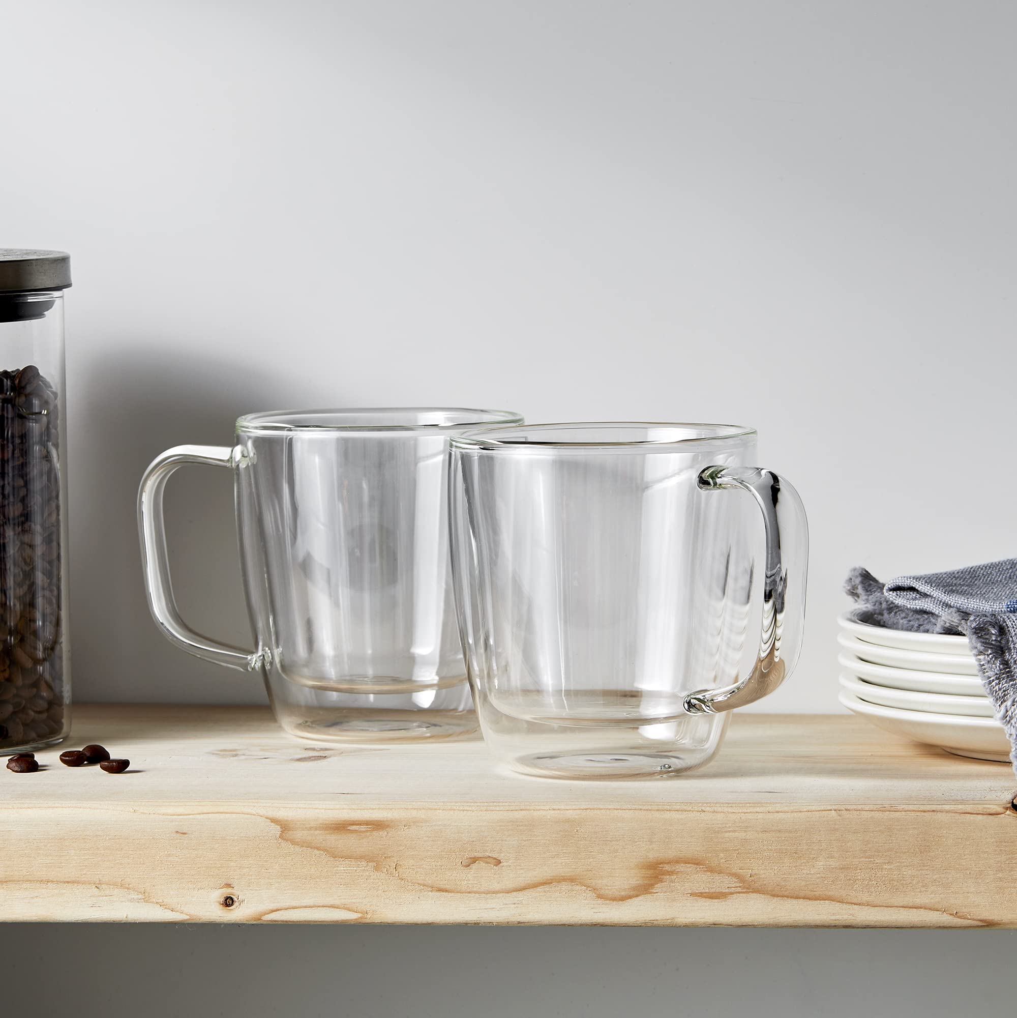 henckels-cafe-roma-2-piece-double-wall-glassware-set-12oz-coffee-mugs image 3