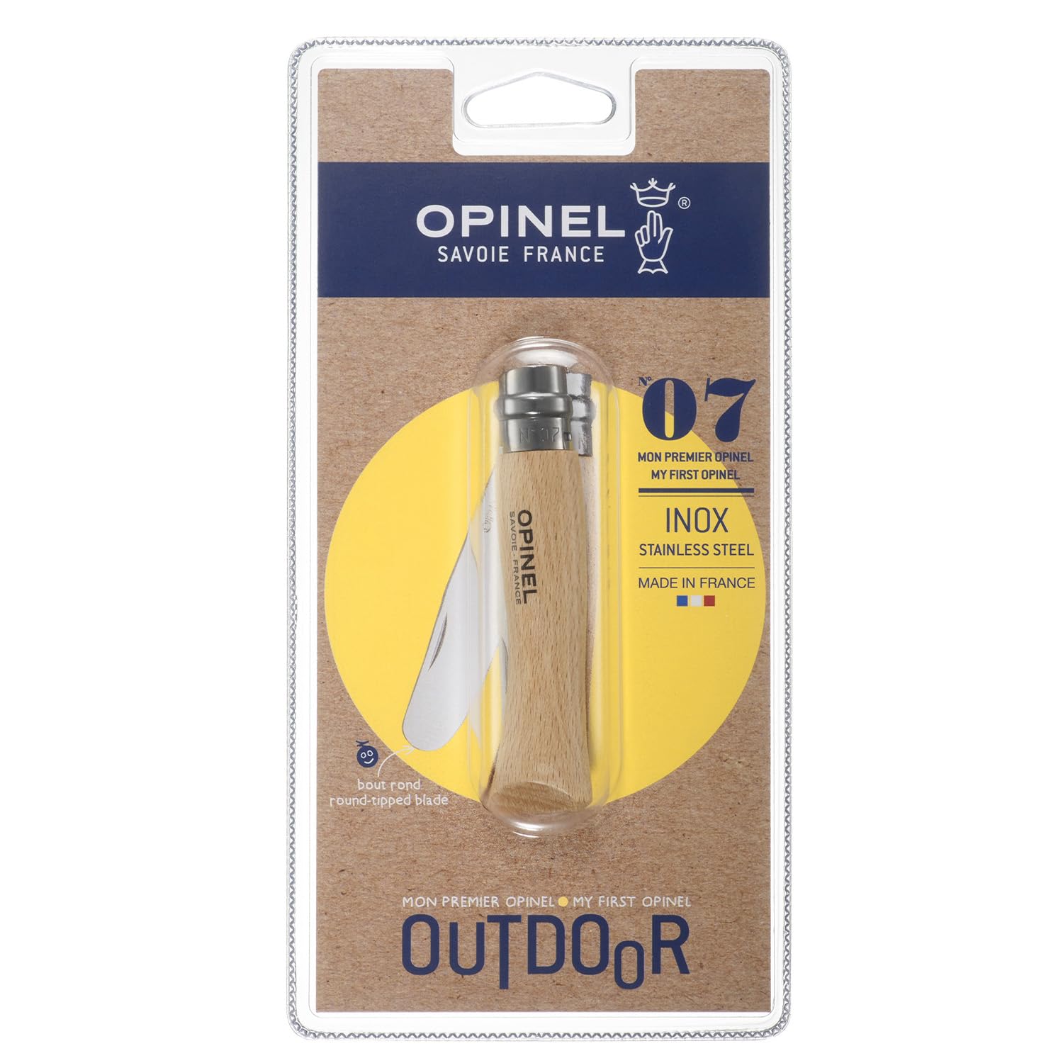 opinel-my-first-no-7-children-s-safety-folding-pocket-knife-with-rounded-tip-sta image 2