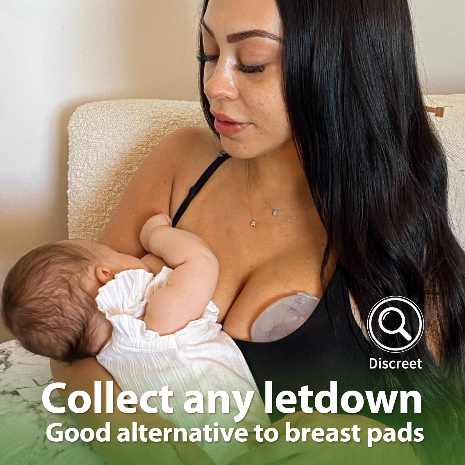 haakaa-manual-breast-pump-4oz-100ml-and-ladybug-milk-collector-2-5oz-75ml-combo- image 4