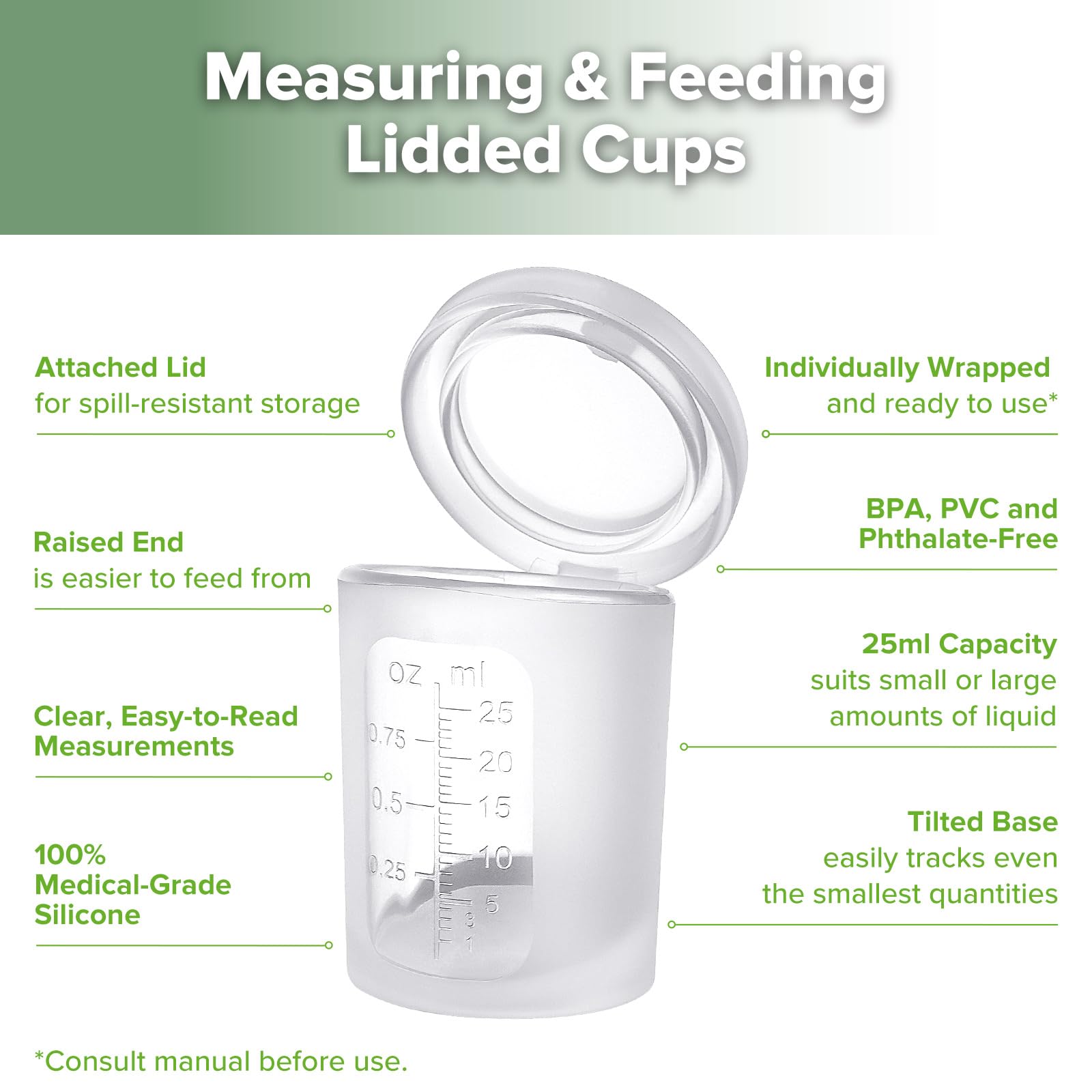 haakaa-silicone-measuring-feeding-lidded-cup-25ml-2-pack-3-in-1-colostrum-collec image 4