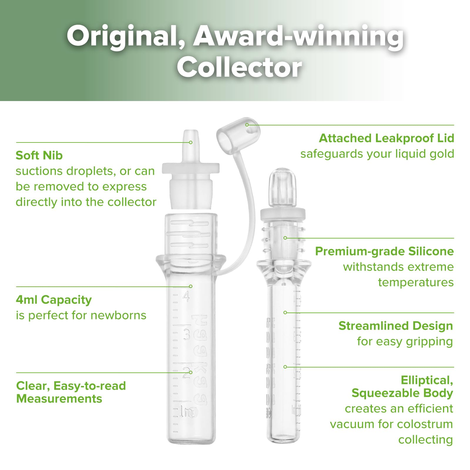 haakaa-original-colostrum-collector-4ml-syringes-2-pack-with-soft-nib image 4