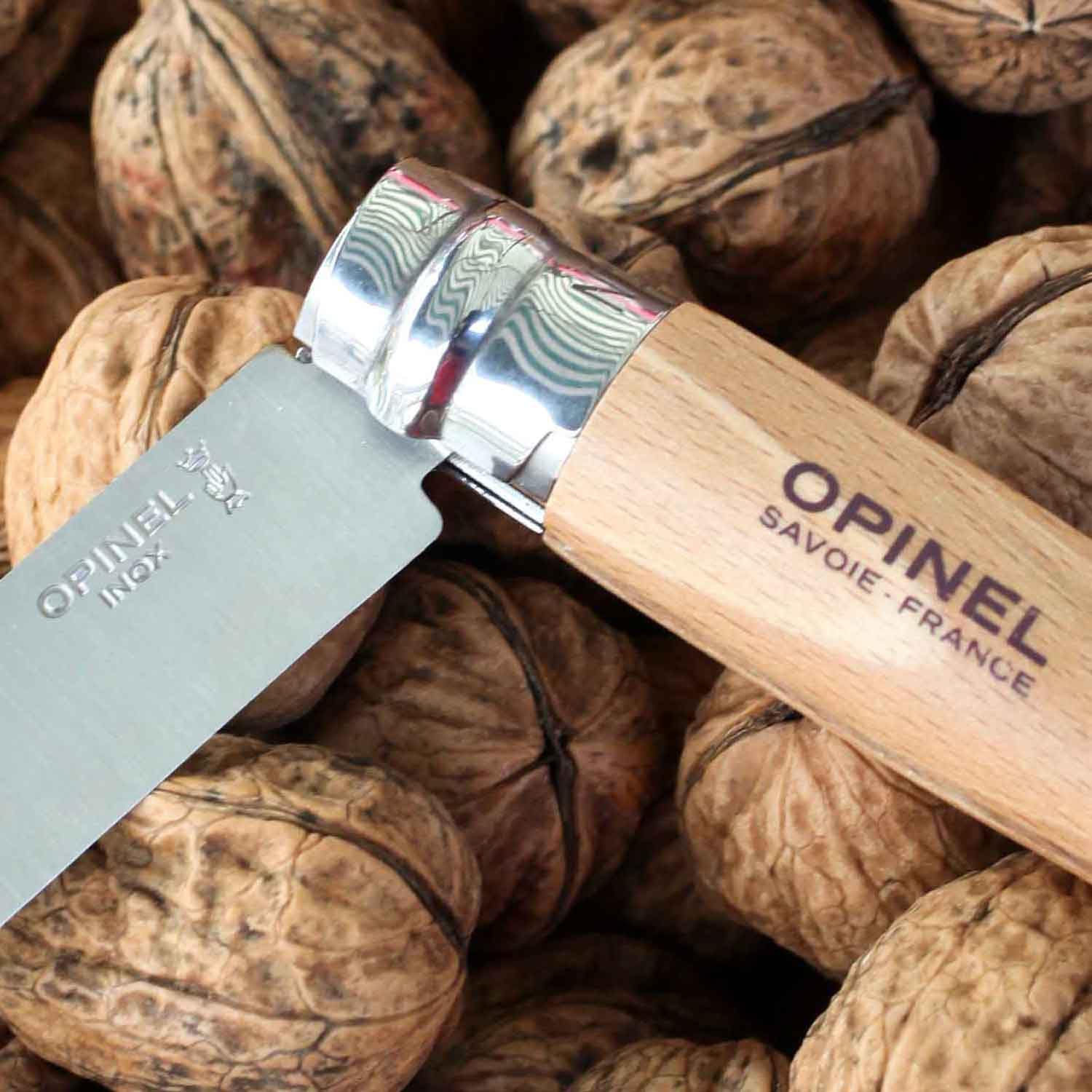 opinel-no-12-inox-stainless-steel-folding-pocket-knife-with-beechwood-handle image 6