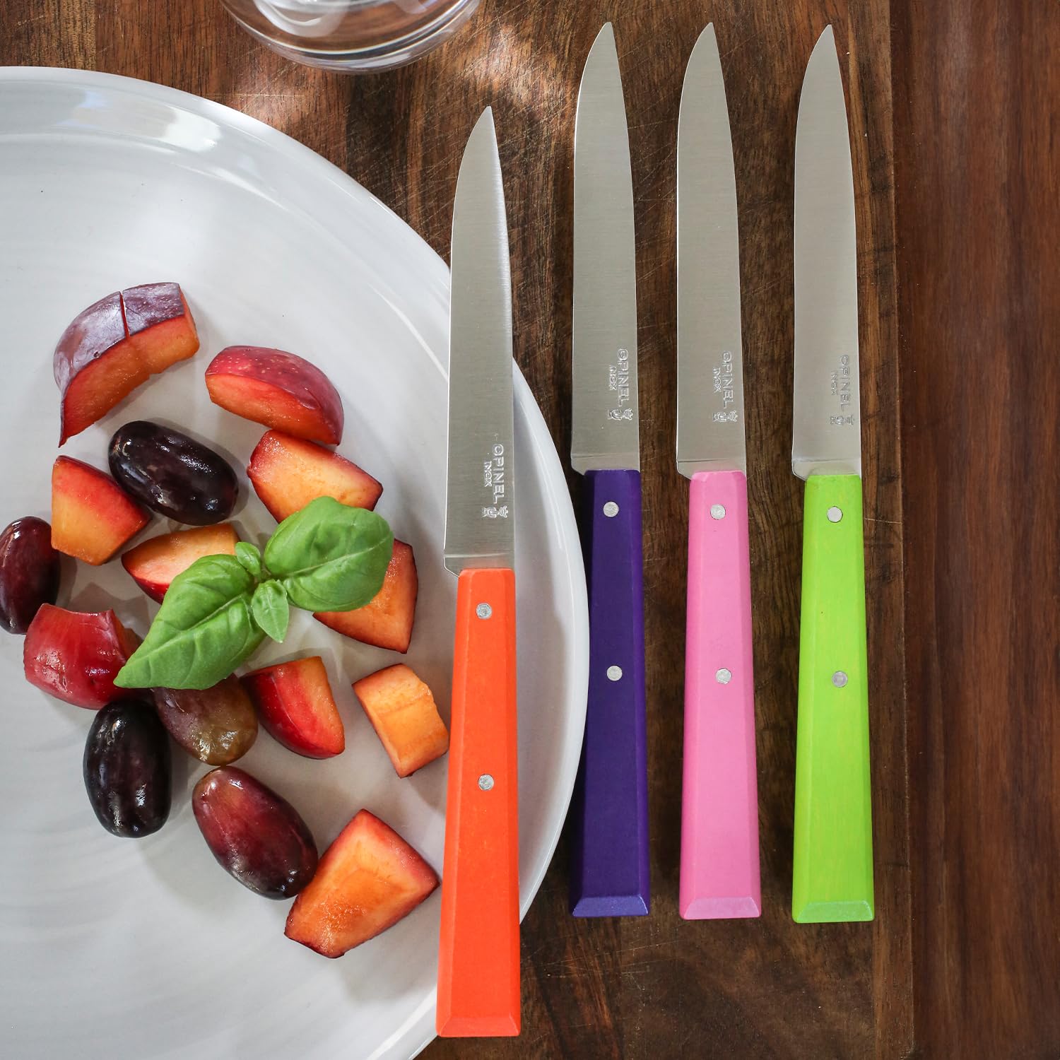 opinel-no-125-bon-appetit-steak-knife-set-of-4-painted-hornbeam image 3