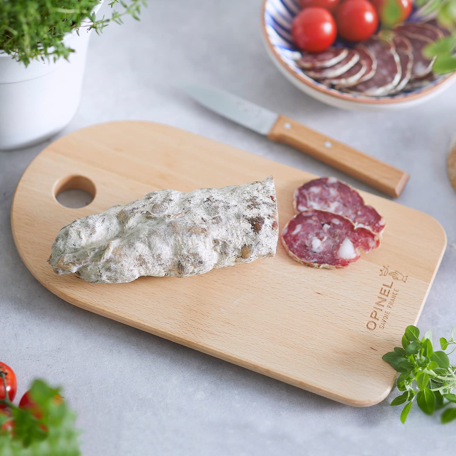 opinel-x-big-game-beech-wood-cutting-board-minimalist-lightweight-15-x-8-indoor- image 3