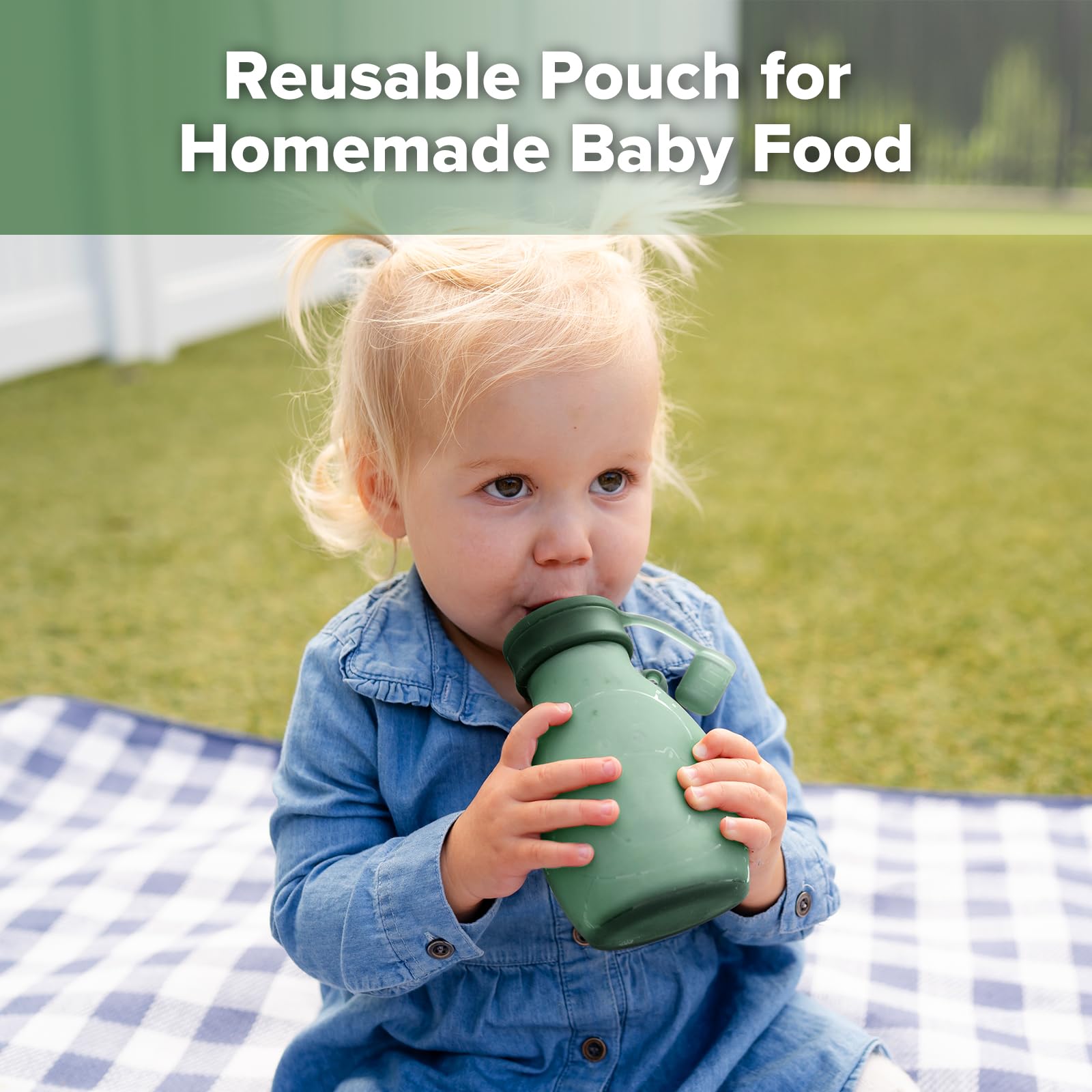 haakaa-hippo-wide-opening-silicone-goody-pouch-2-pack-9oz-260ml-reusable-baby-fo image 2