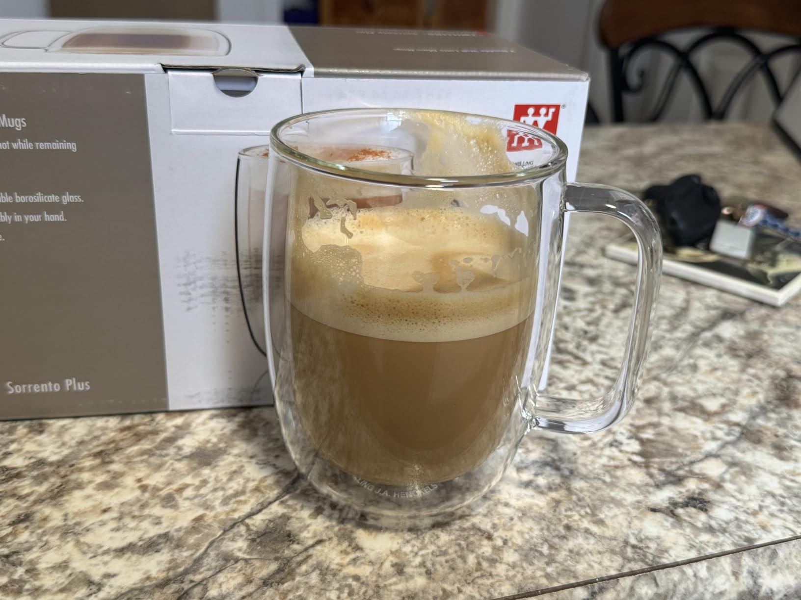 Okay, but not for coffee with milk