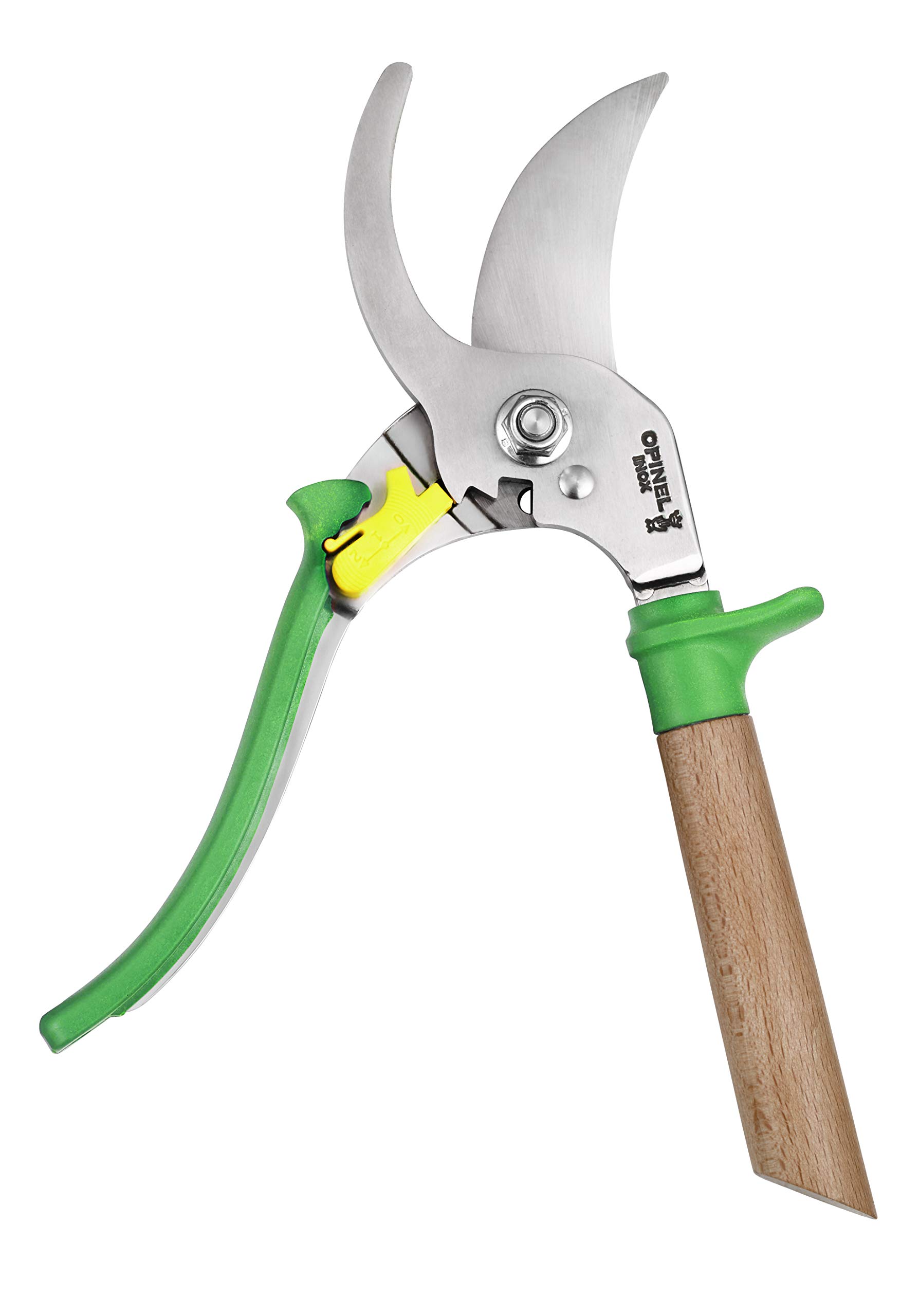 opinel-hand-pruning-shears-bypass-trimmers-with-non-slip-beech-wood-handle-stain image 3