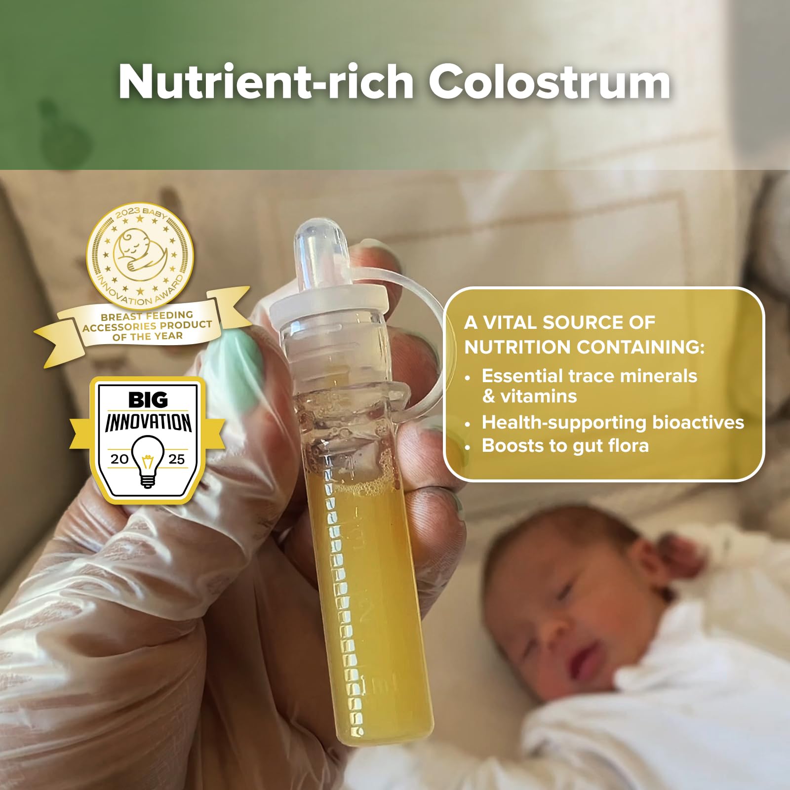 haakaa-colostrum-collector-set-with-storage-case-and-cotton-wipe-4ml-6-pcs image 3