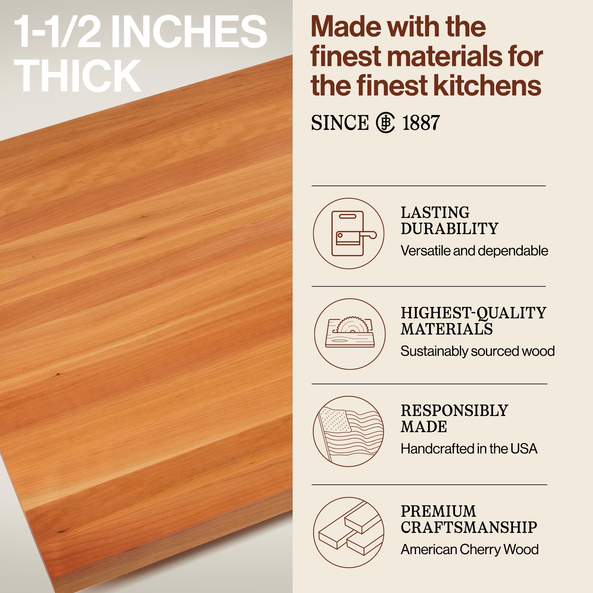 john-boos-rectangular-blended-cherry-counter-island-top-cutting-board-24-x-25-x- image 3