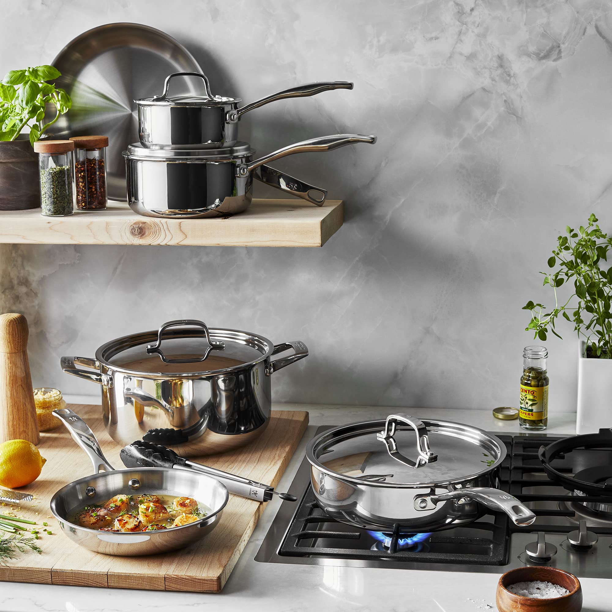 miyabi-henckels-realclad-10-piece-tri-ply-stainless-steel-cookware-set-with-dutc image 3