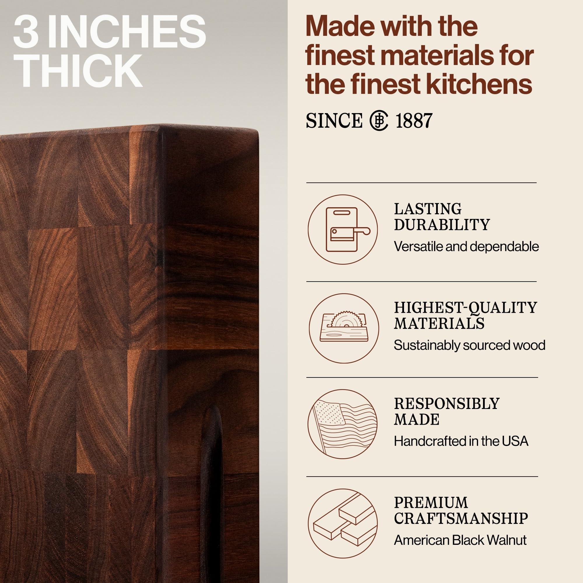 john-boos-ccb-series-18-x18-x3-walnut-end-grain-reversible-cutting-board-with-fi image 3