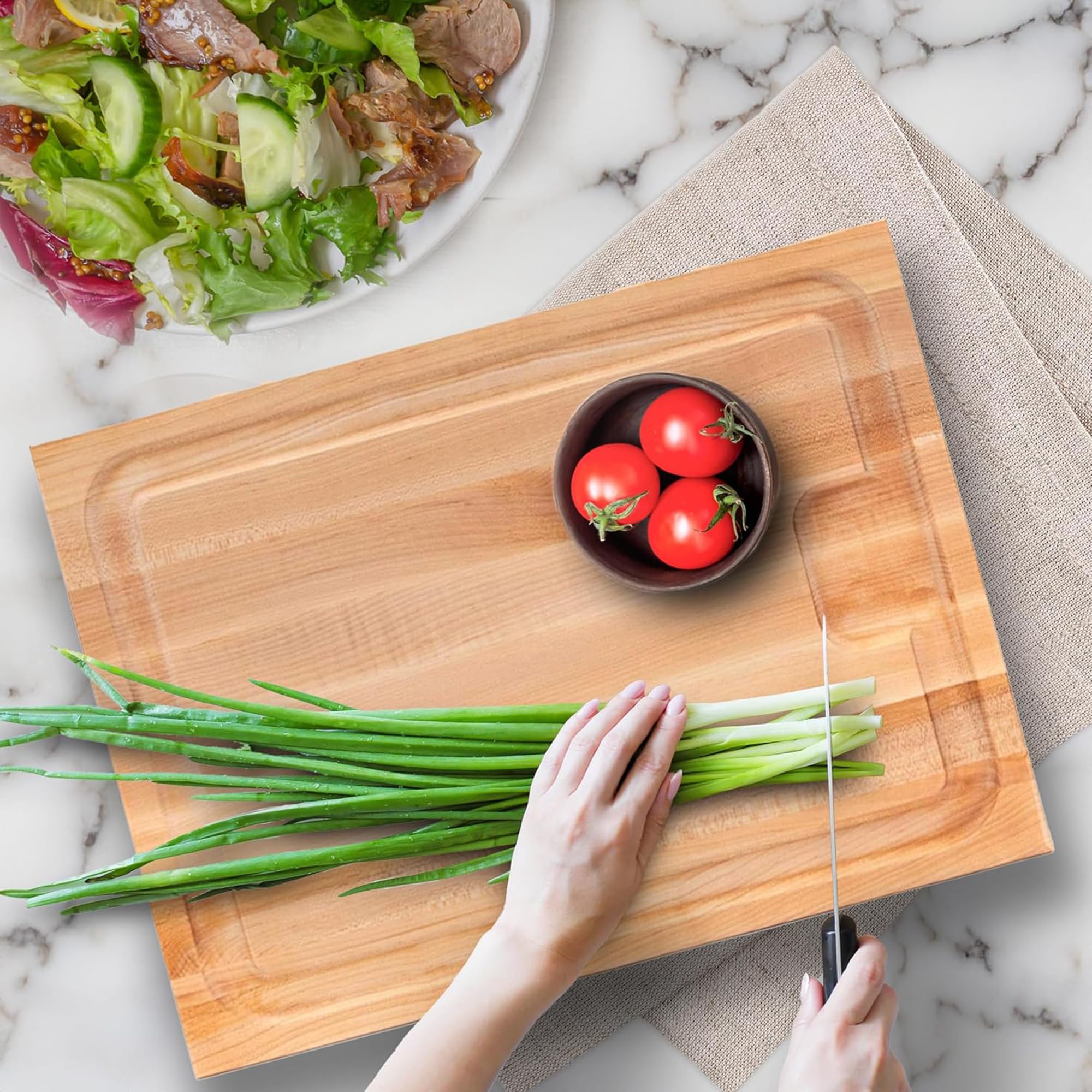 john-boos-aujus-series-maple-wood-cutting-board-24-x18-reversible-butcher-block- image 8