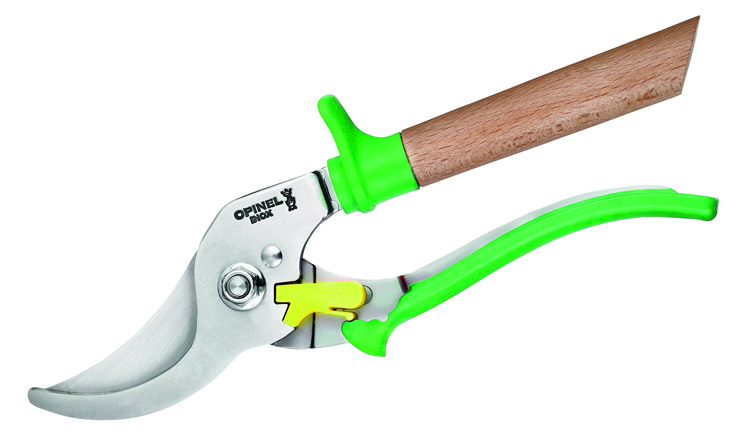opinel-hand-pruning-shears-bypass-trimmers-with-non-slip-beech-wood-handle-stain image 4