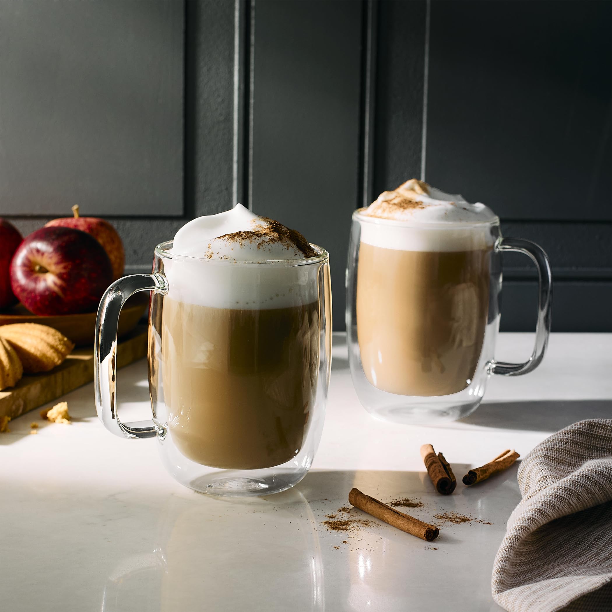 zwilling-sorrento-plus-2-piece-double-wall-glass-latte-mug-set-15-oz-450ml image 2