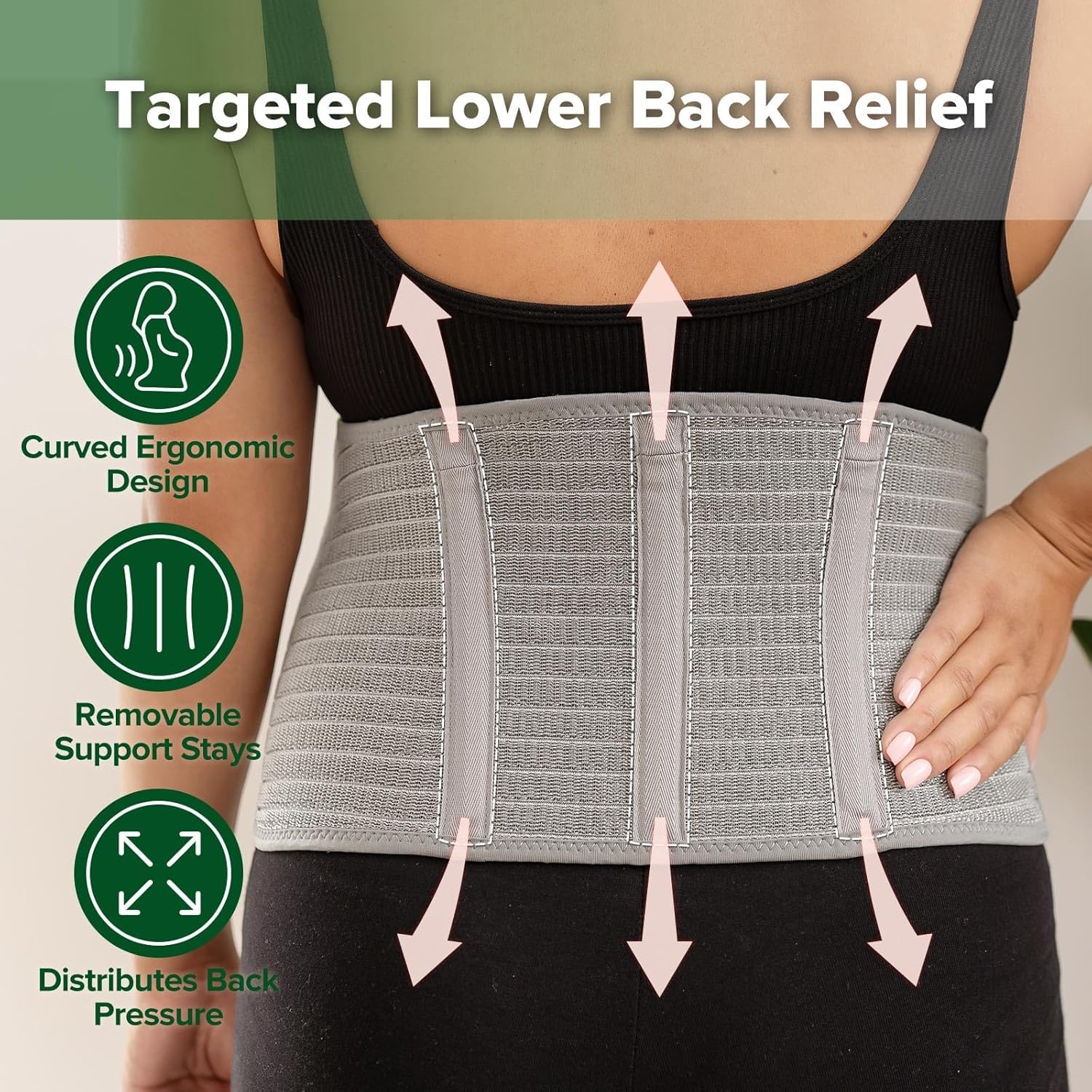 haakaa-maternity-support-belt-one-piece-adjustable-pregnancy-back-pelvic-support image 3