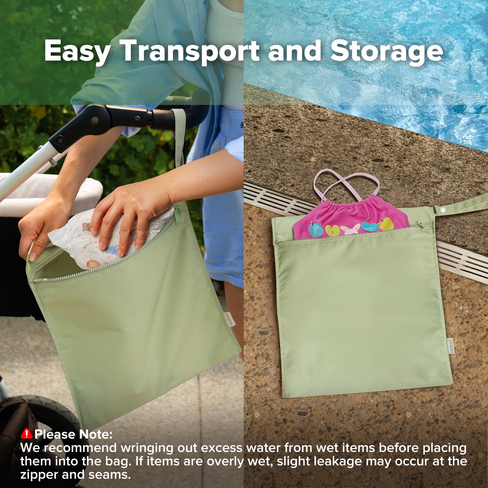 haakaa-waterproof-wet-bags-for-baby-wet-dry-bags-for-cloth-diaper-swimsuit-trave-2 image 3