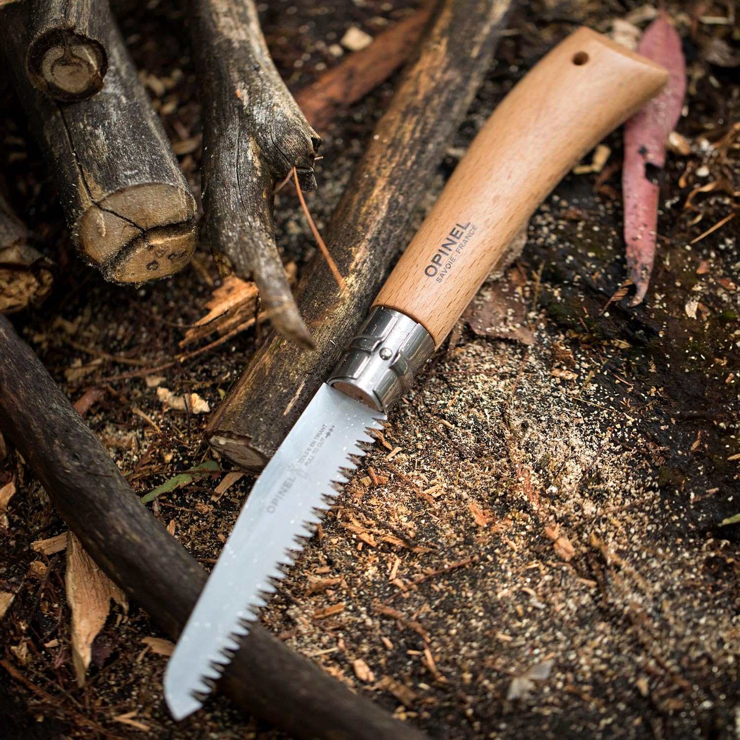 opinel-no-12-folding-saw-with-carbon-steel-blade-and-beechwood-handle image 4