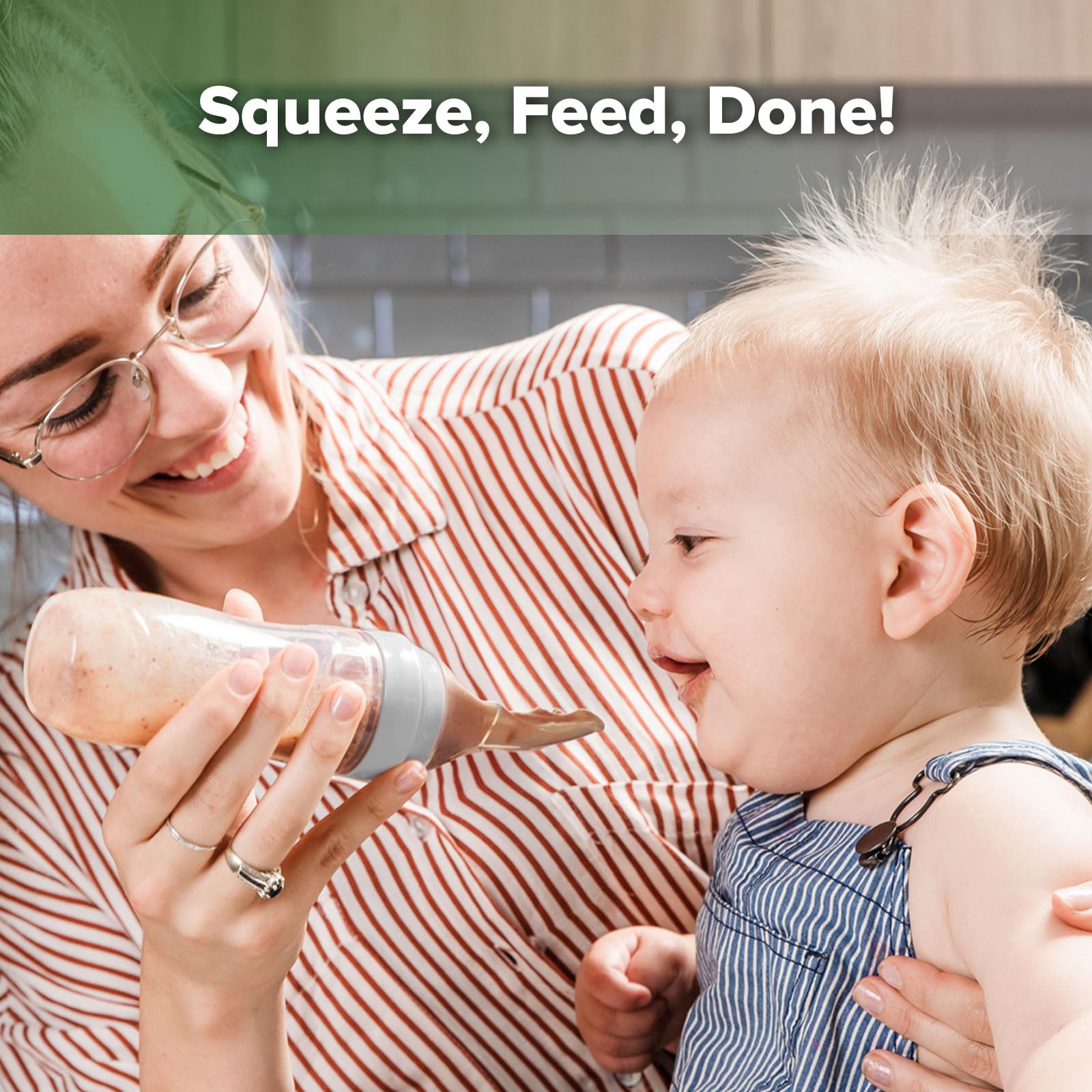haakaa-silicone-baby-food-dispensing-spoon-feeder-4oz-squeeze-feeder-for-purees- image 2