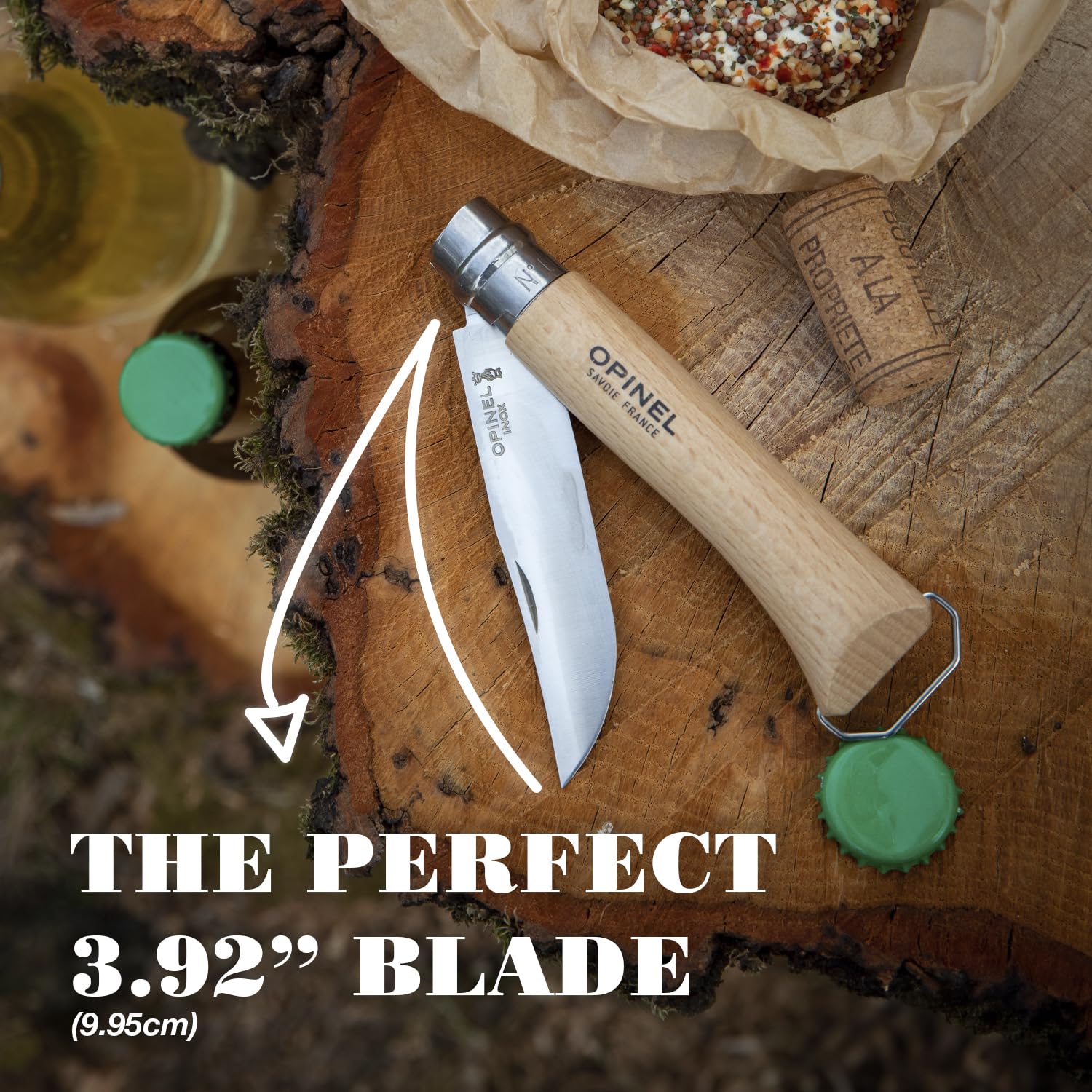 opinel-no-10-stainless-steel-corkscrew-folding-knife-with-beechwood-handle-and-i image 3