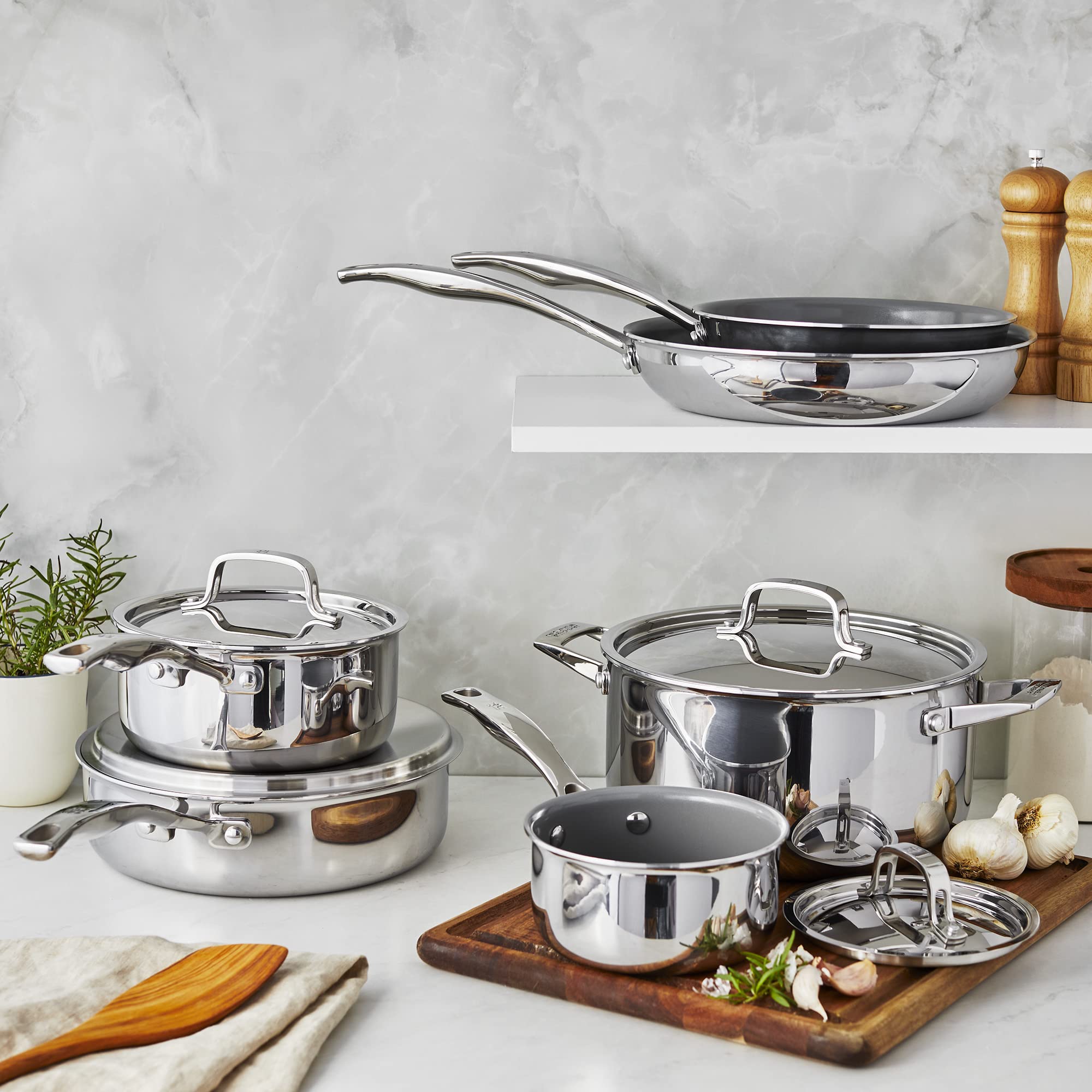 miyabi-henckels-clad-alliance-10-piece-ceramic-nonstick-cookware-set-with-dutch- image 3