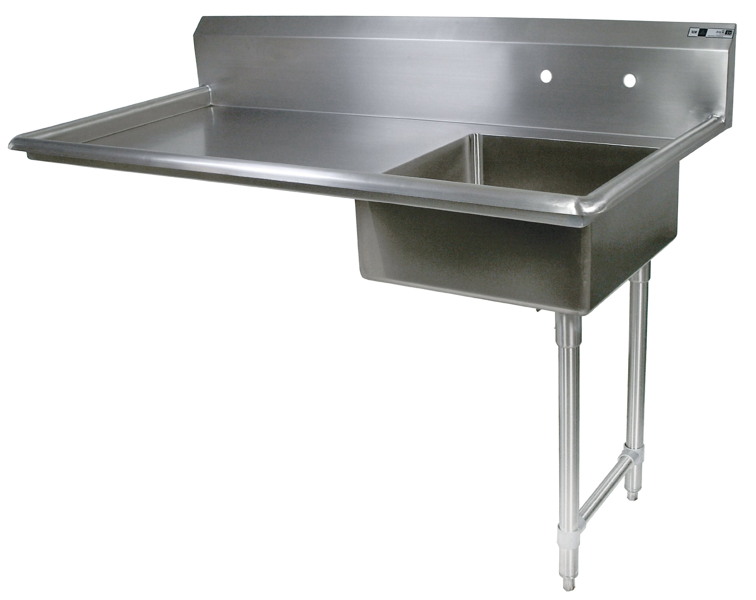 john-boos-e-series-stainless-steel-undercounter-dishtable-8-deep-sink-bowl-60-le image 1