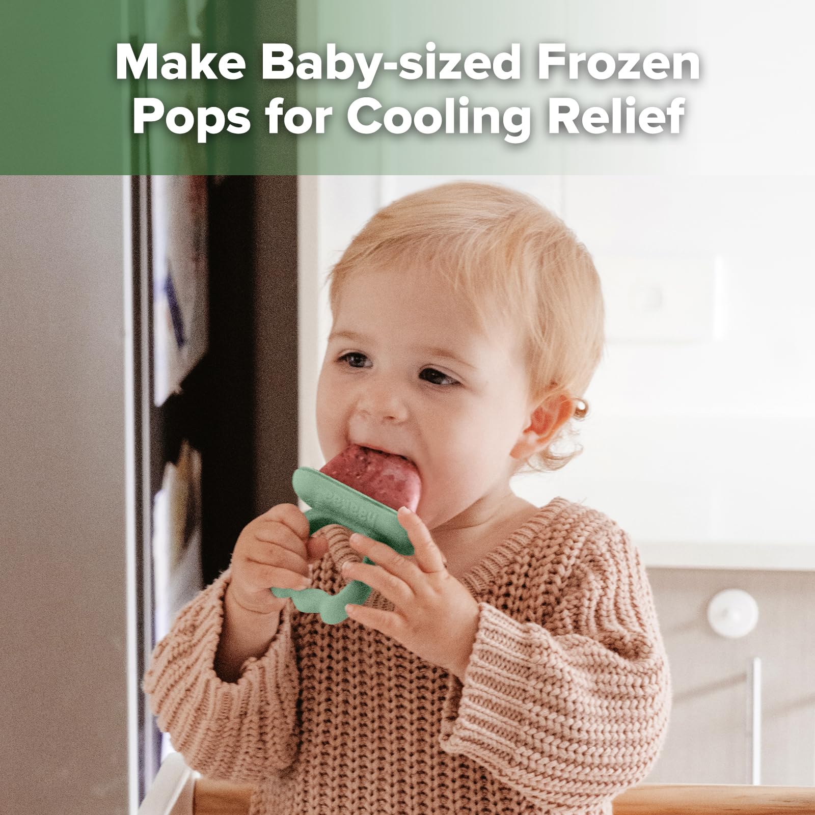 haakaa-breastmilk-popsicle-mold-for-babies-frozen-breast-milk-teether image 2
