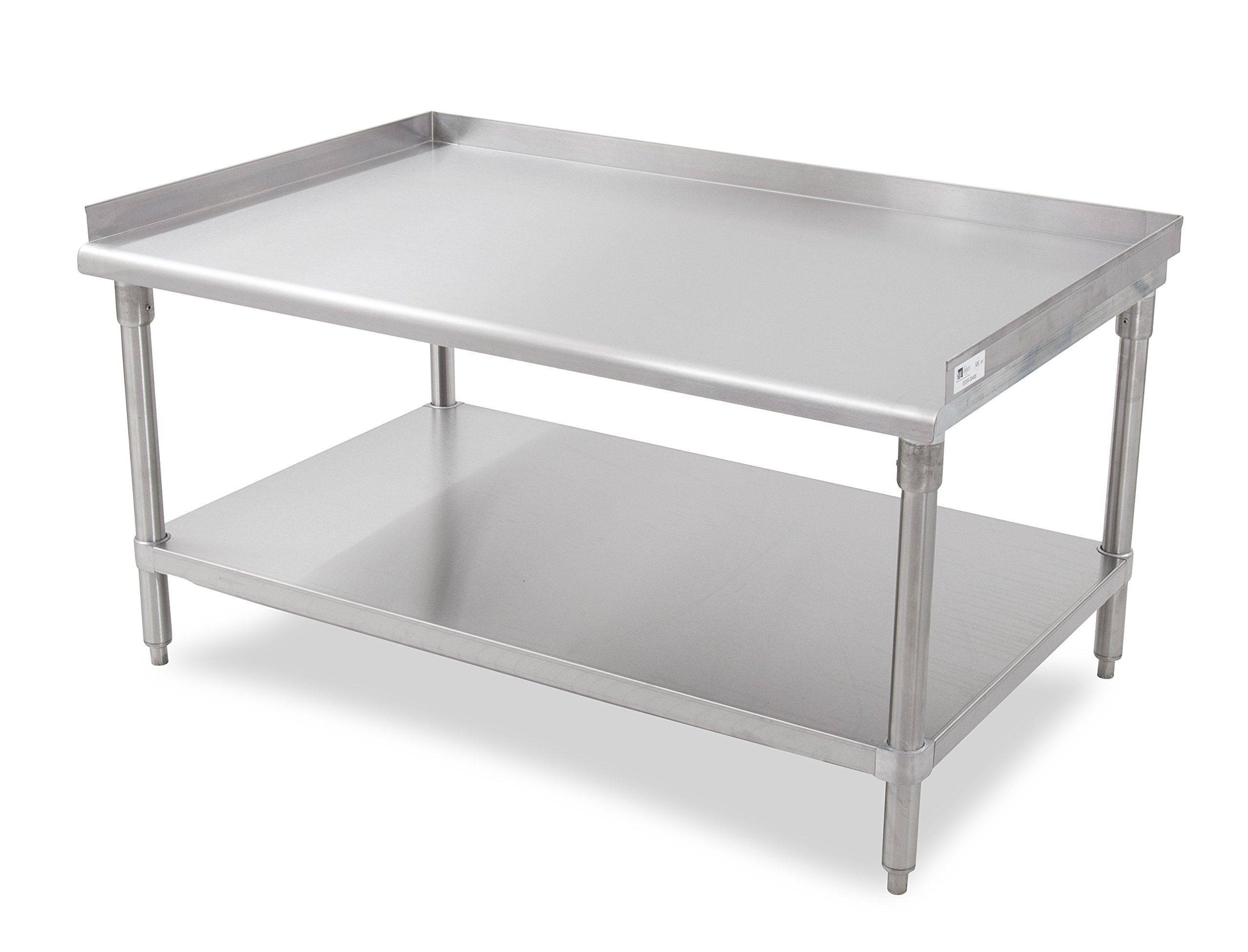 john-boos-gs6-3015ssk-16-gauge-stainless-steel-equipment-stand-30-w-x-15-d-with- image 1