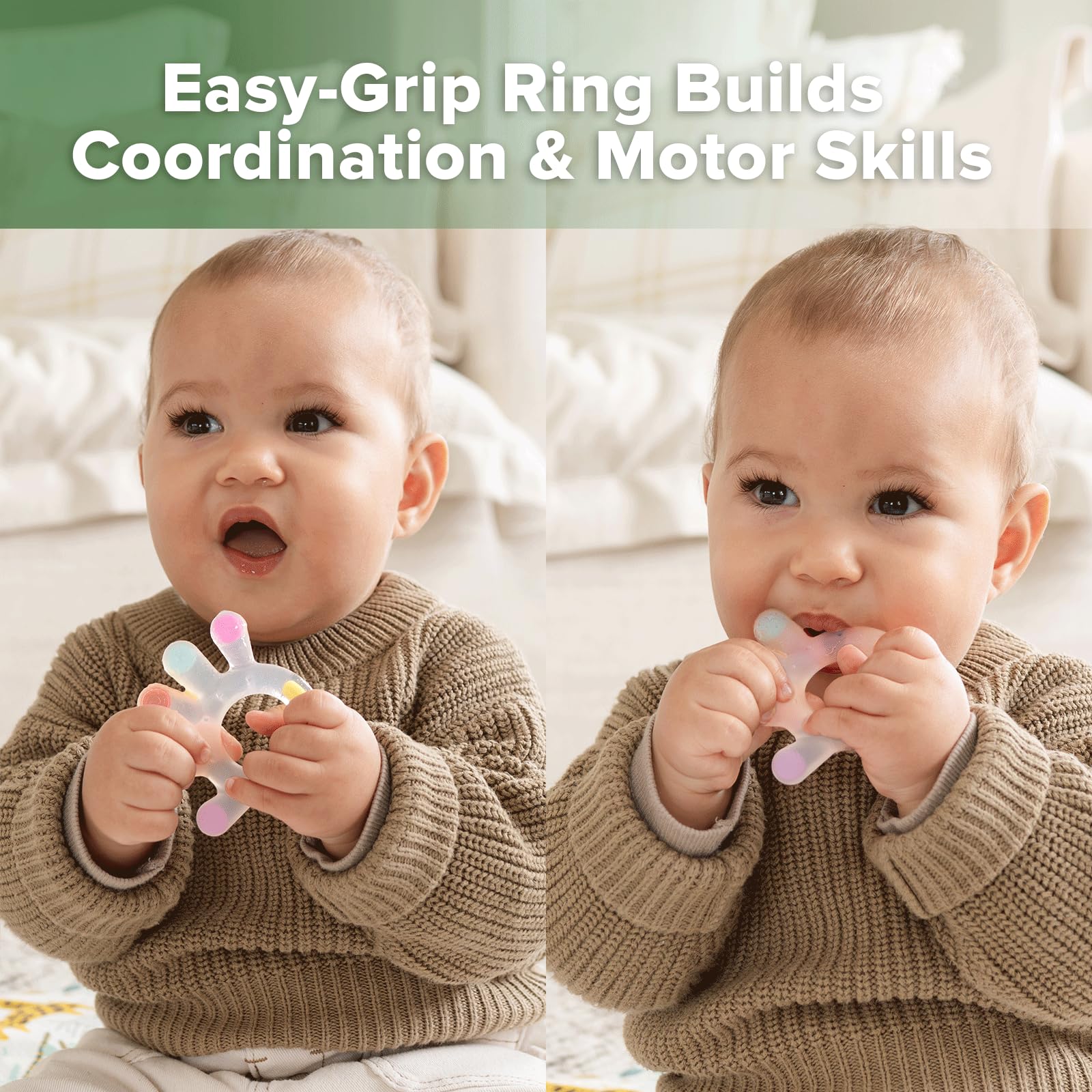 haakaa-palm-teether-soft-silicone-baby-soothing-teether-frozen-teething-toy-bpa- image 5