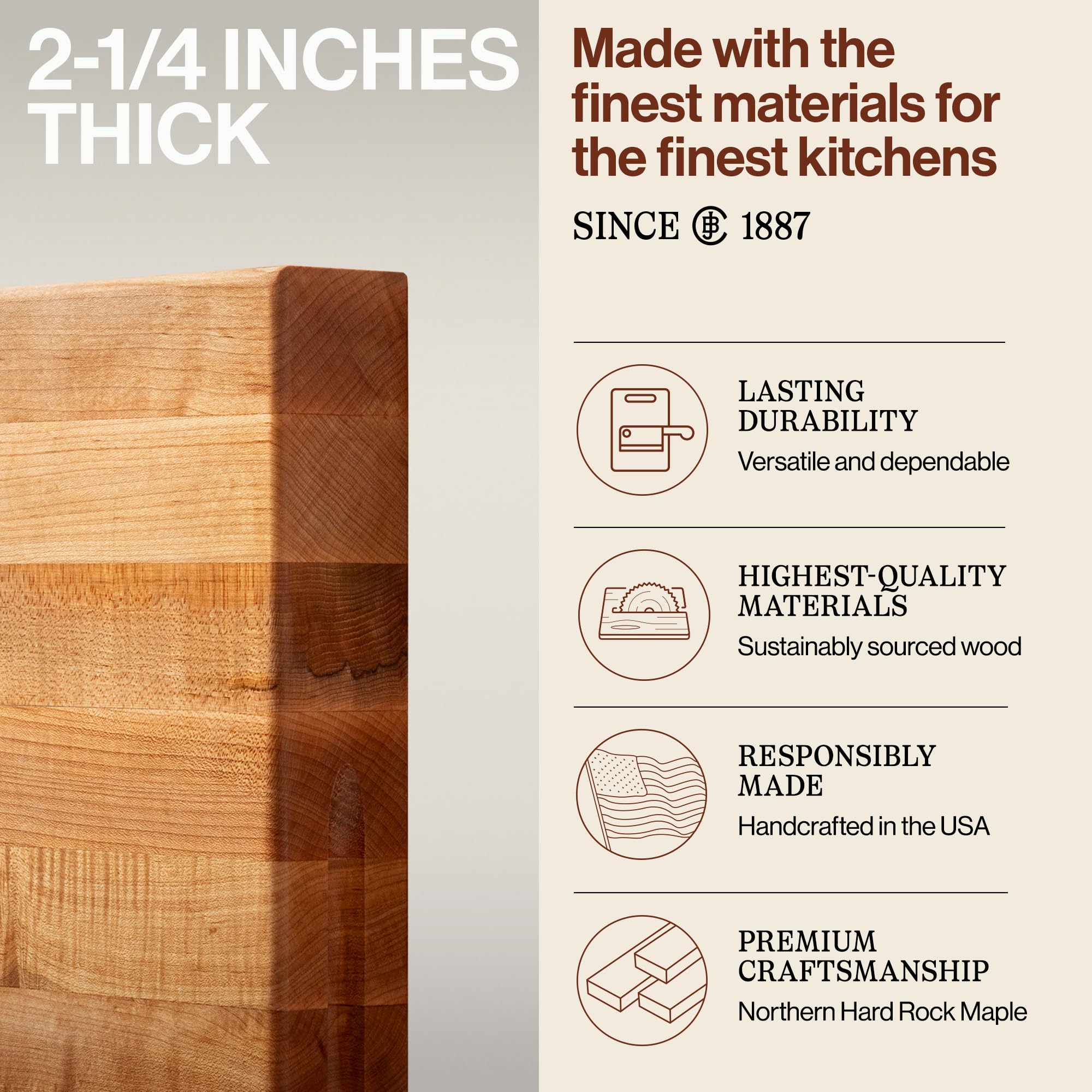 john-boos-ra-board-series-rectangular-wooden-maple-cutting-board-24-x18-2-25-thi image 3