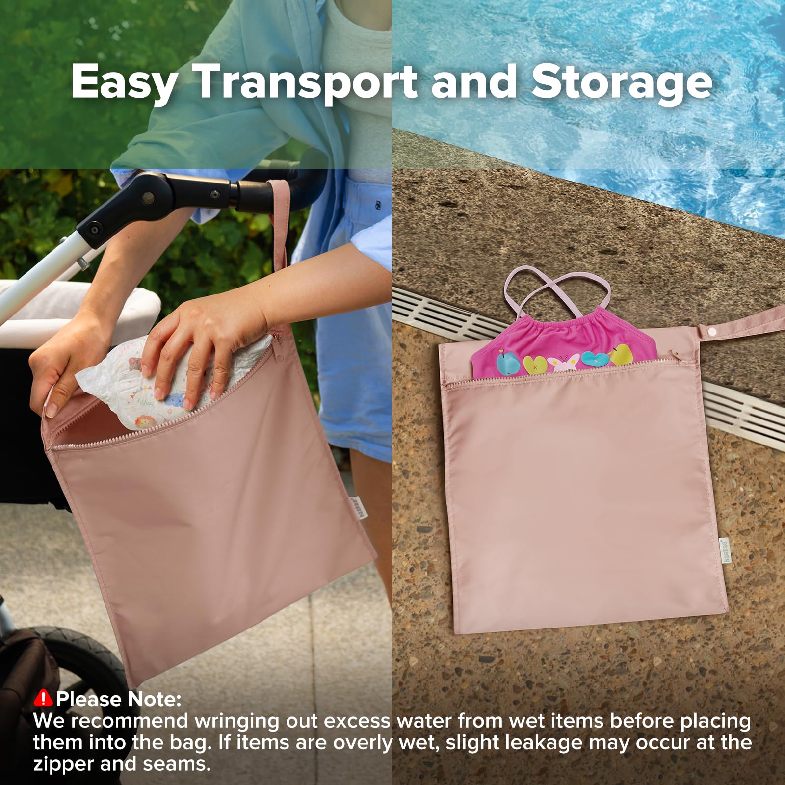 haakaa-waterproof-wet-bags-for-baby-wet-dry-bags-for-cloth-diaper-swimsuit-trave image 3