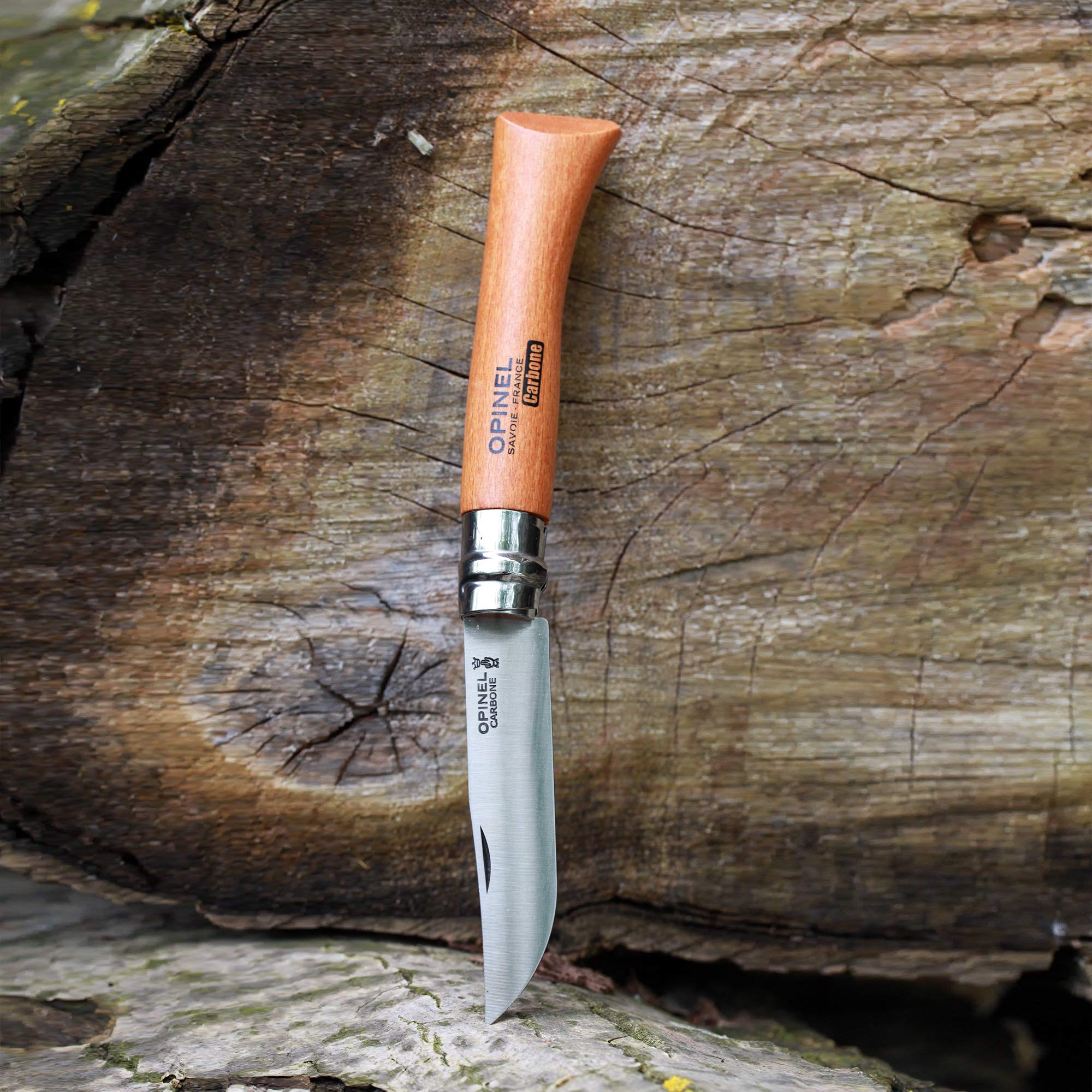opinel-carbon-no-8-folding-pocket-knife-with-beechwood-handle-and-sheath-classic image 7