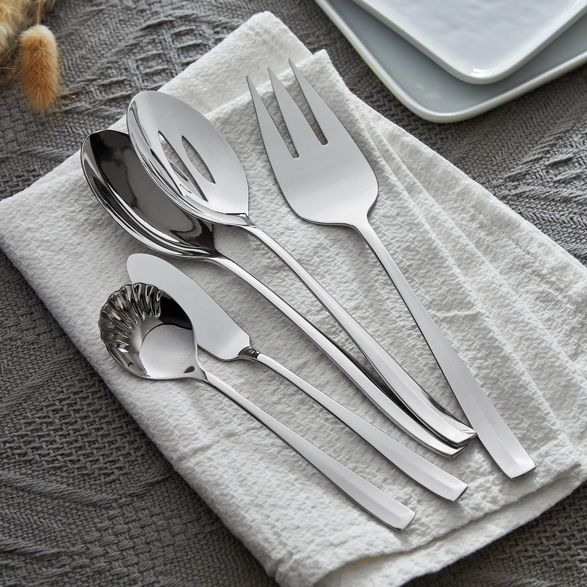 henckels-lani-65-piece-flatware-set-18-10-stainless-steel-mirror-finish image 6